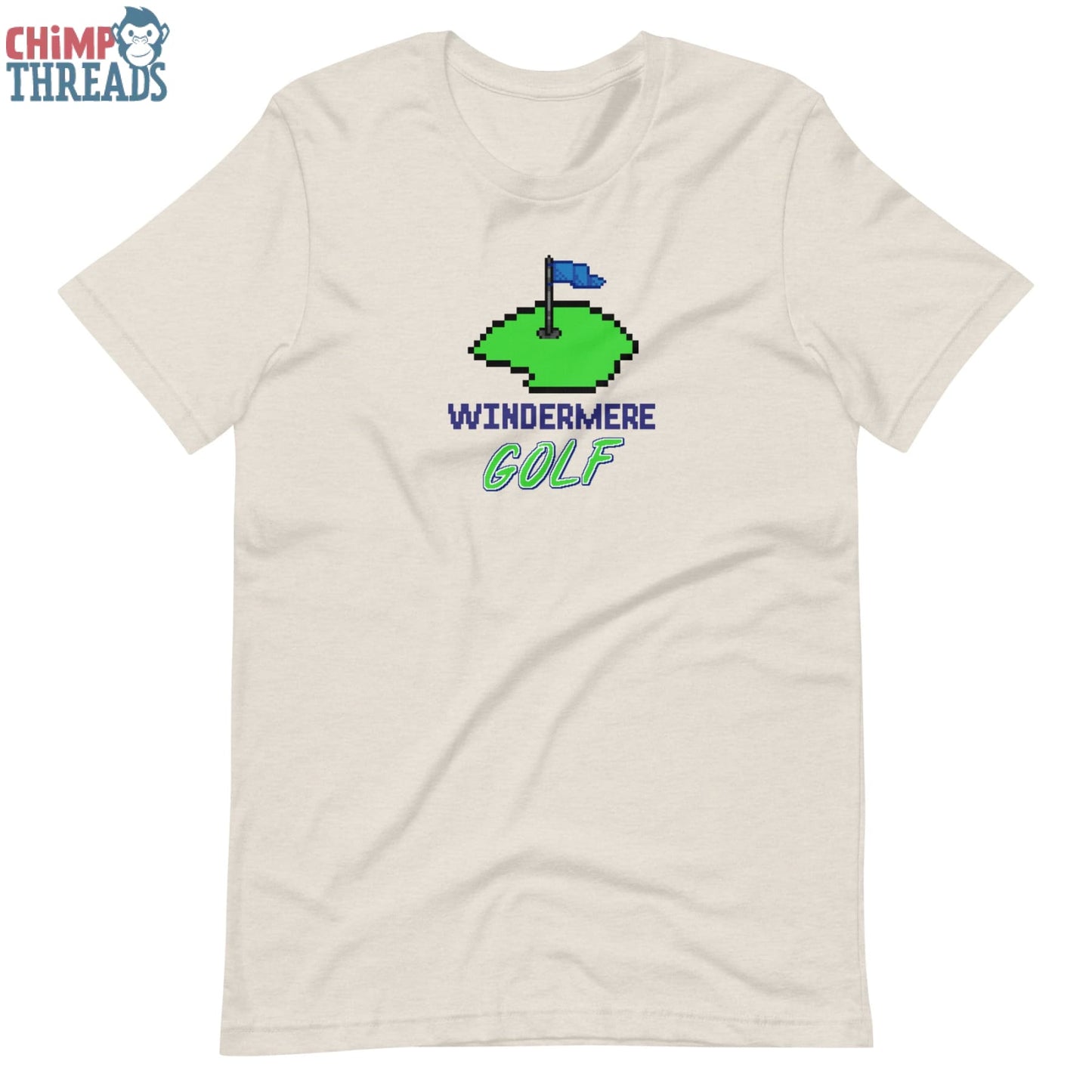 Windermere 8 bit Golf t-shirt - golf ✓ windermere ✓ ww