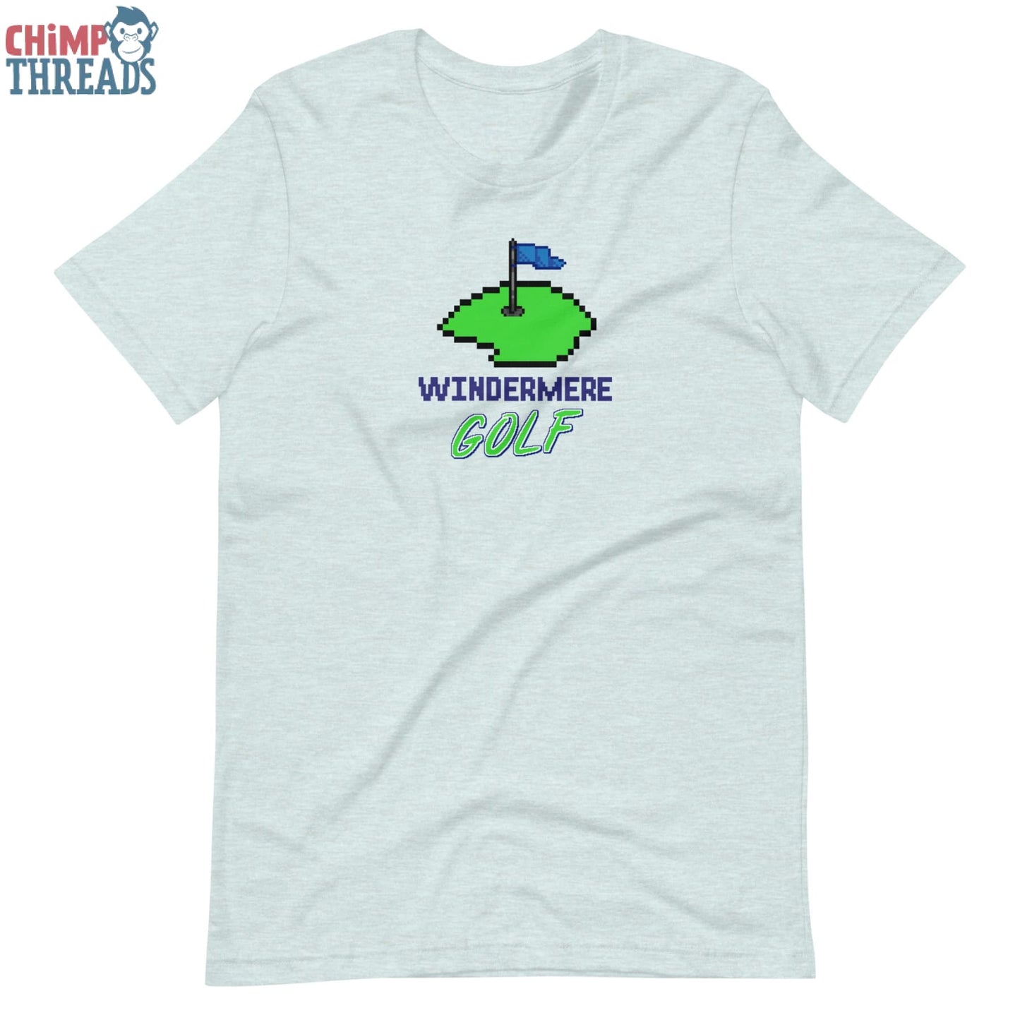 Windermere 8 bit Golf t-shirt - golf ✓ windermere ✓ ww