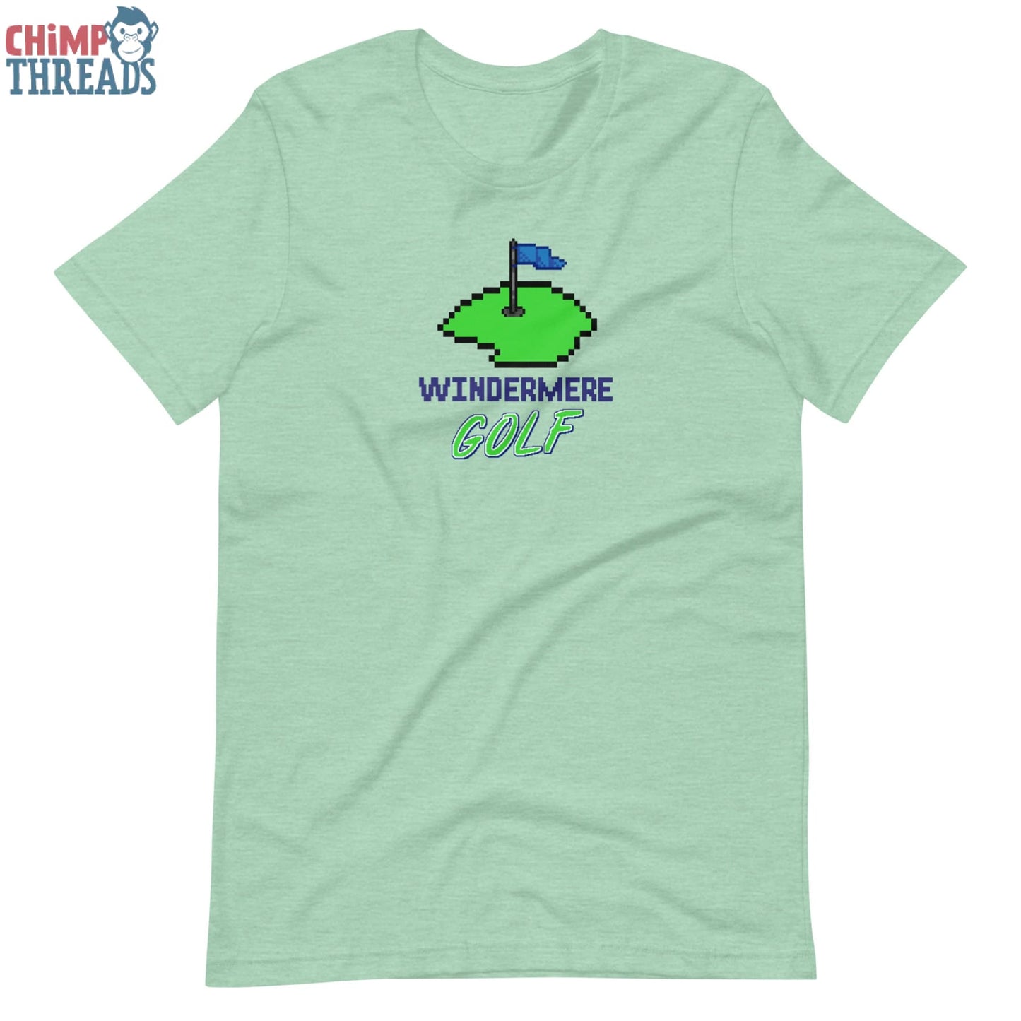 Windermere 8 bit Golf t-shirt - golf ✓ windermere ✓ ww