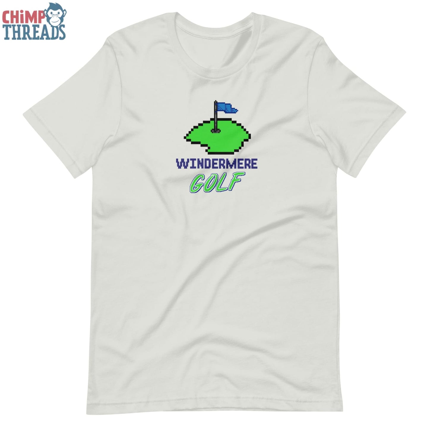 Windermere 8 bit Golf t-shirt - golf ✓ windermere ✓ ww
