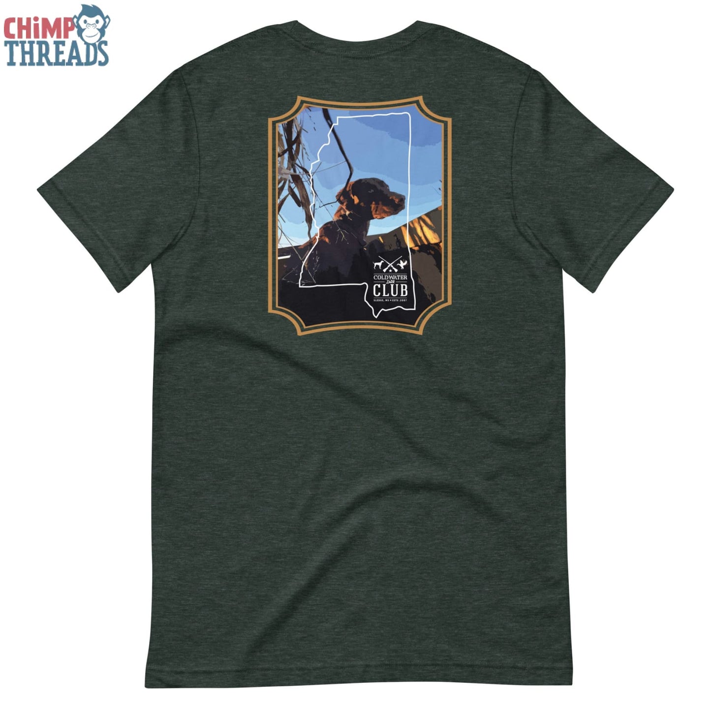 Coldwater Duck Club Dog t-shirt - coldwater