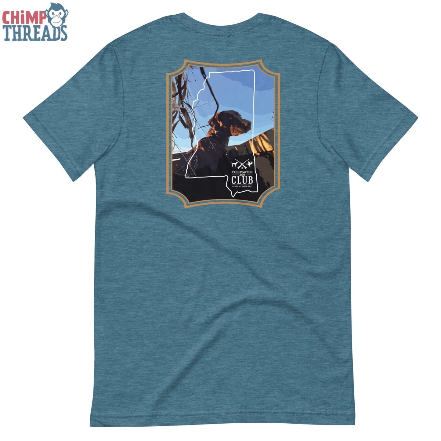 Coldwater Duck Club Dog t-shirt - coldwater
