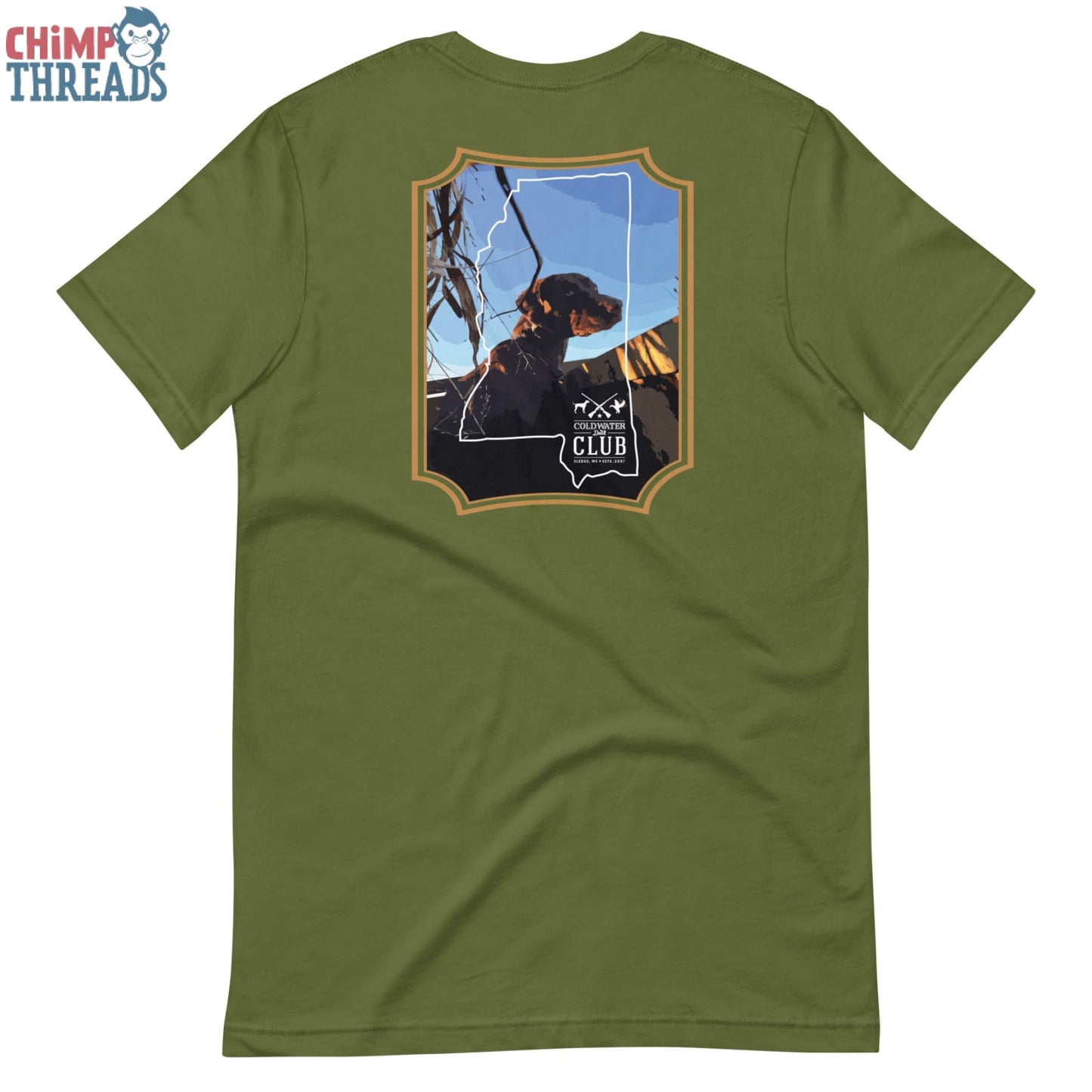 Coldwater Duck Club Dog t-shirt - coldwater