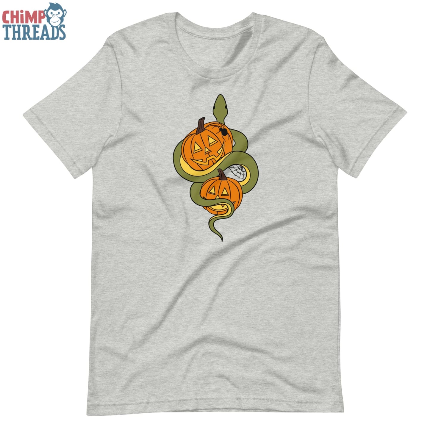 Halloween Snake and Pumpkins - T-Shirt