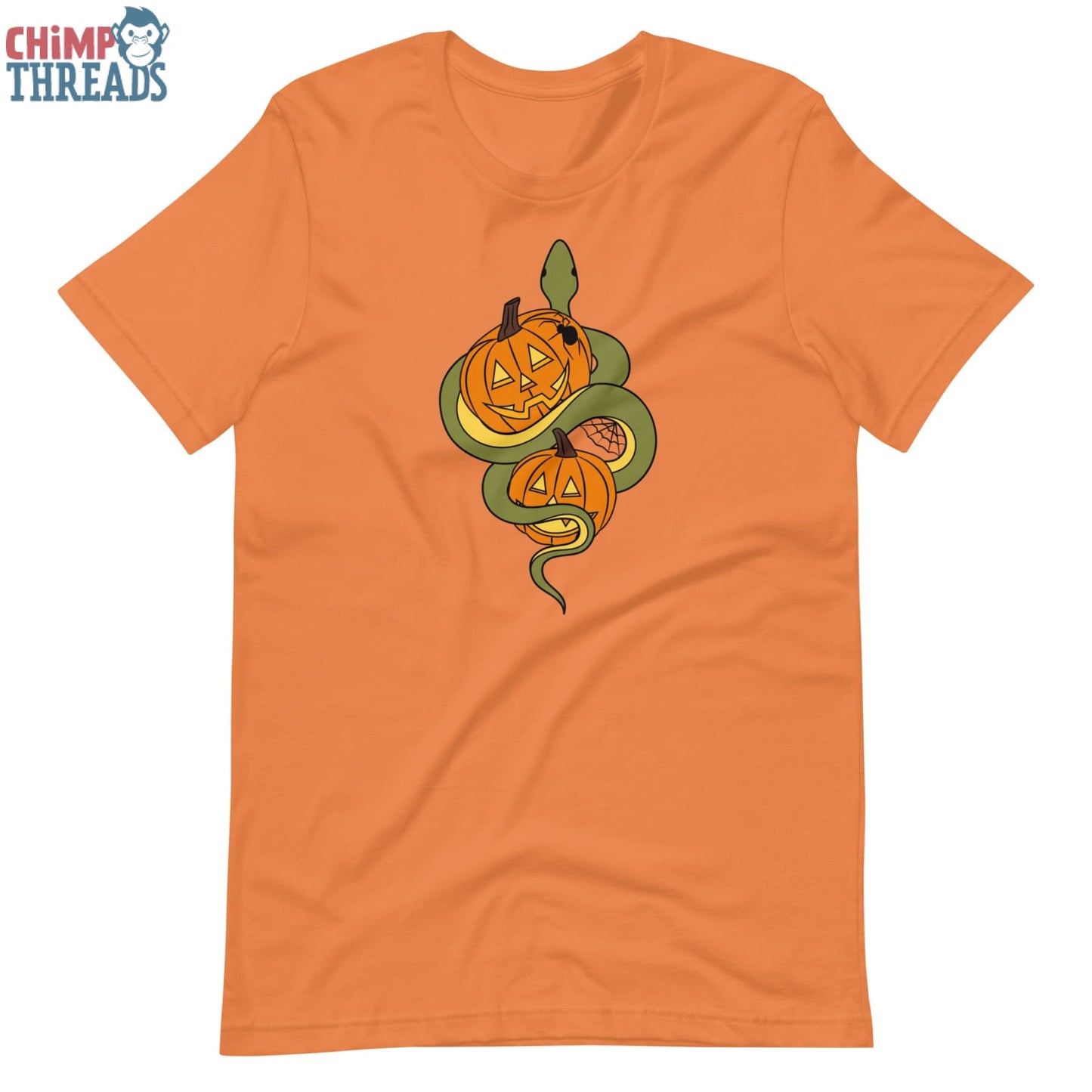 Halloween Snake and Pumpkins - T-Shirt