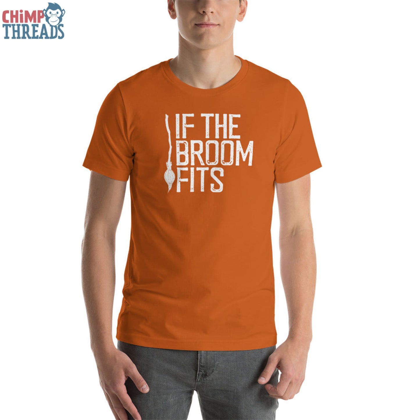 If the Broom Fits... - T-Shirt Halloween