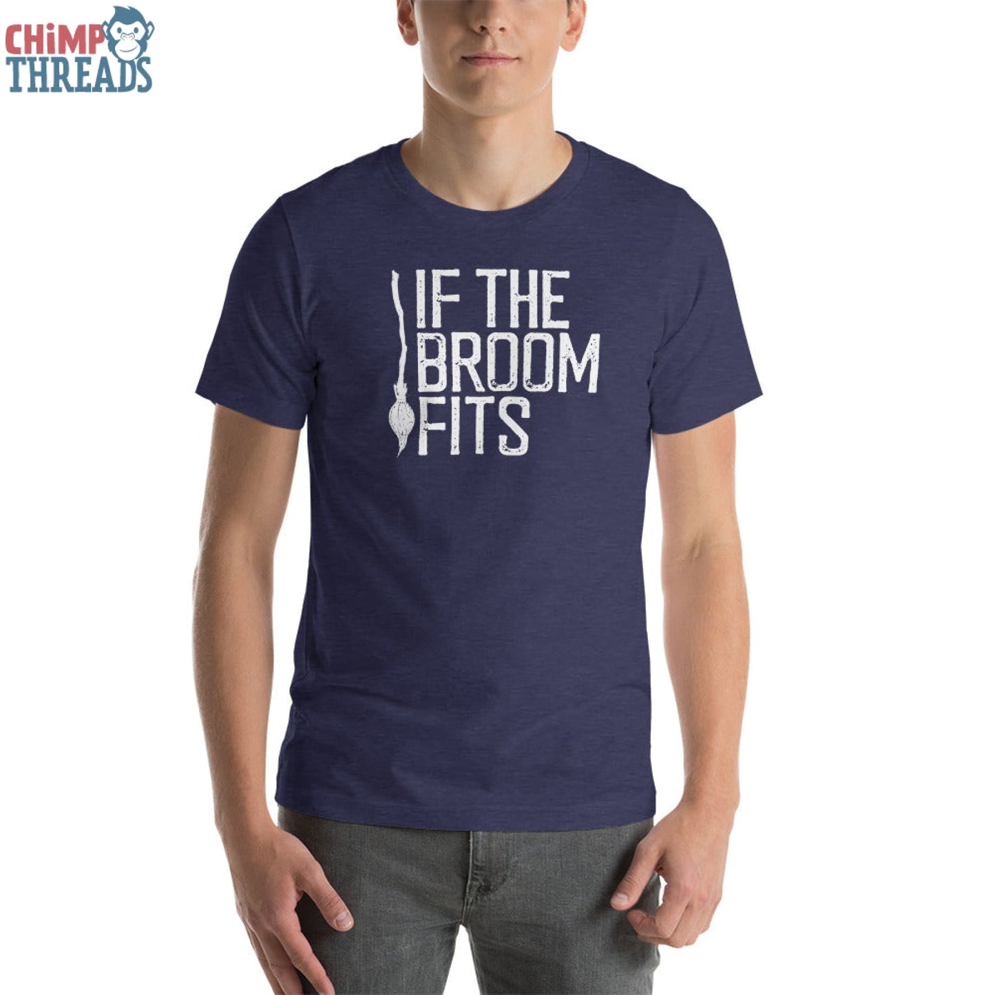 If the Broom Fits... - T-Shirt Halloween