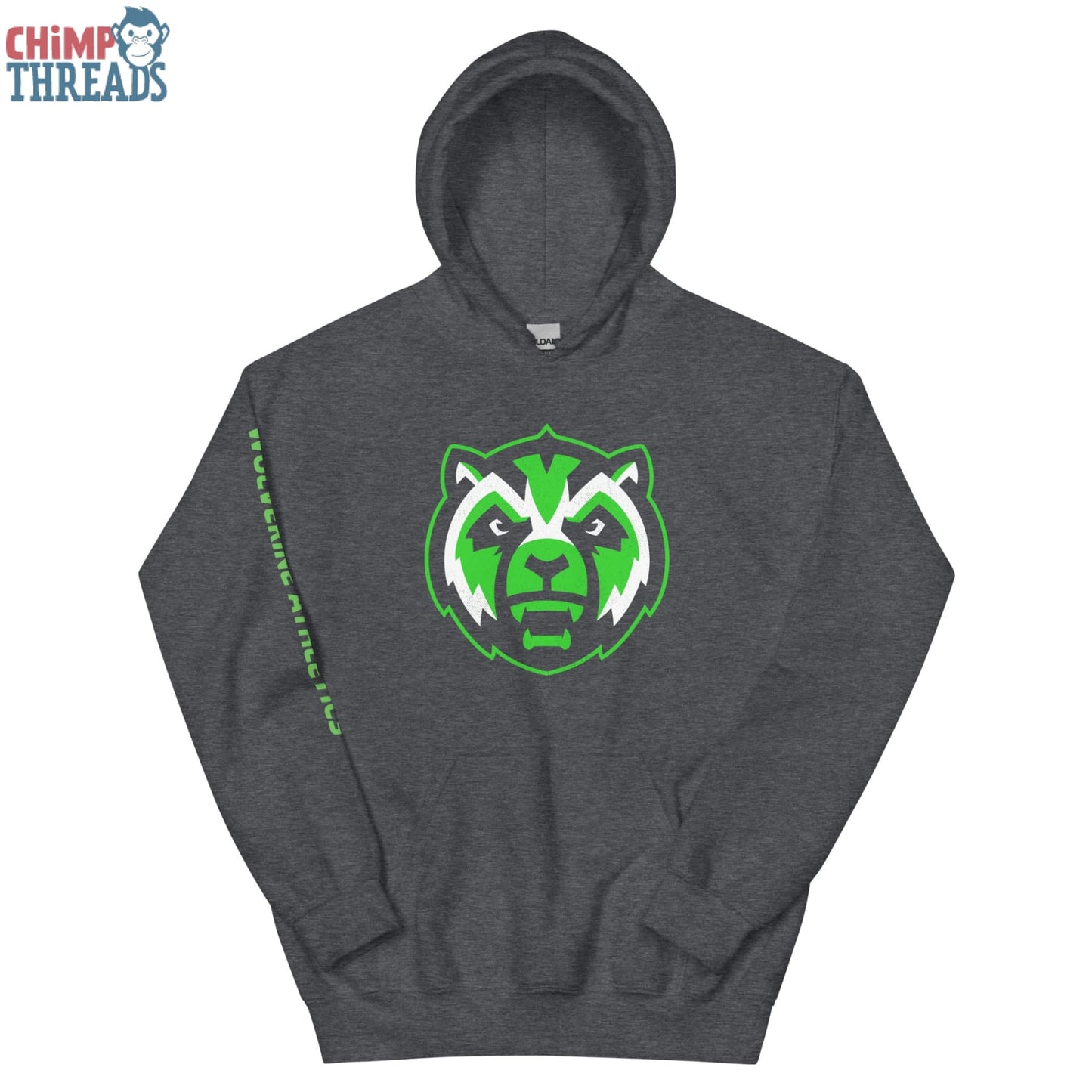 Wolverine Athletics with Sleeve logo Unisex Hoodie -
