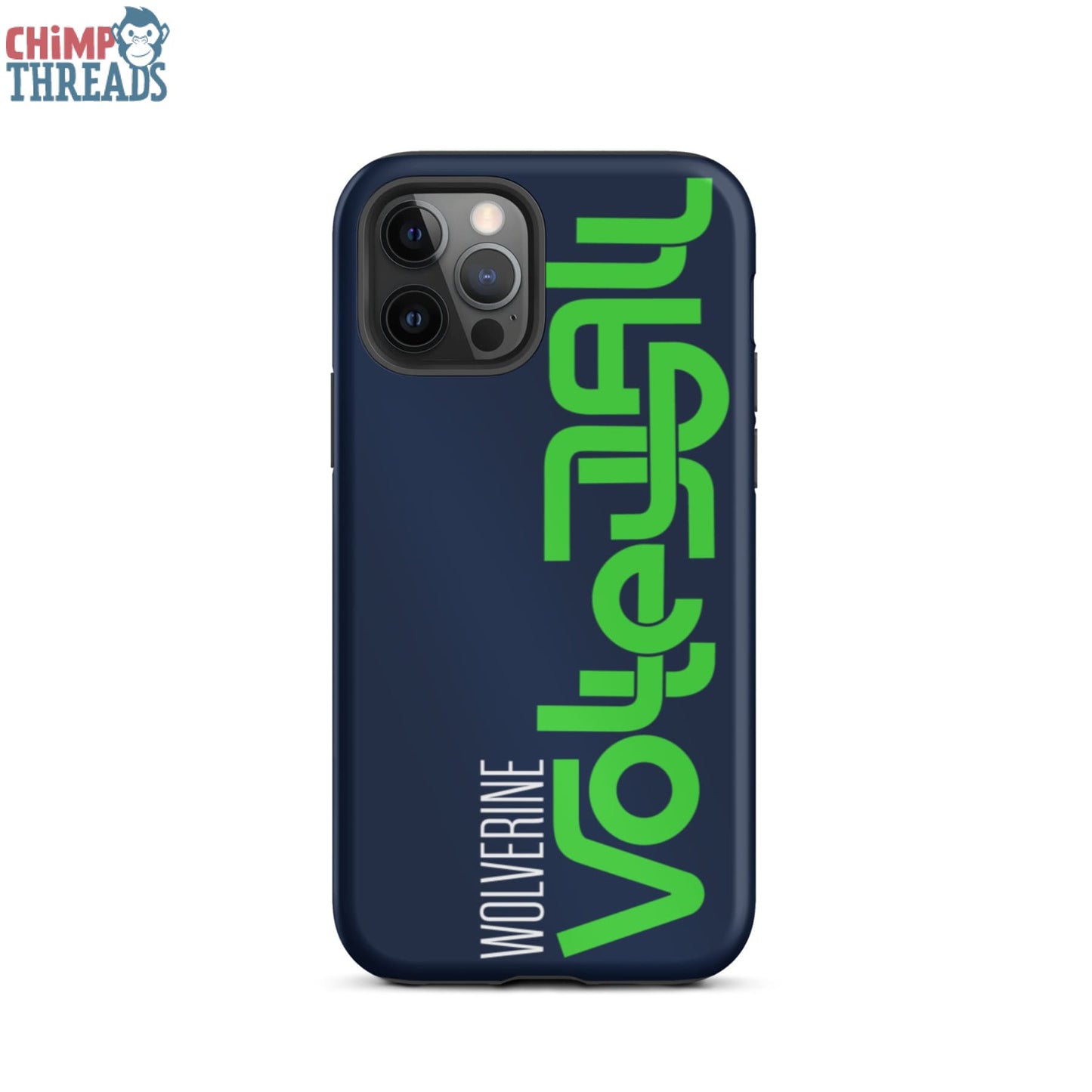 Wolverine Volleyball Tough iPhone Case - Mobile Phone Cases