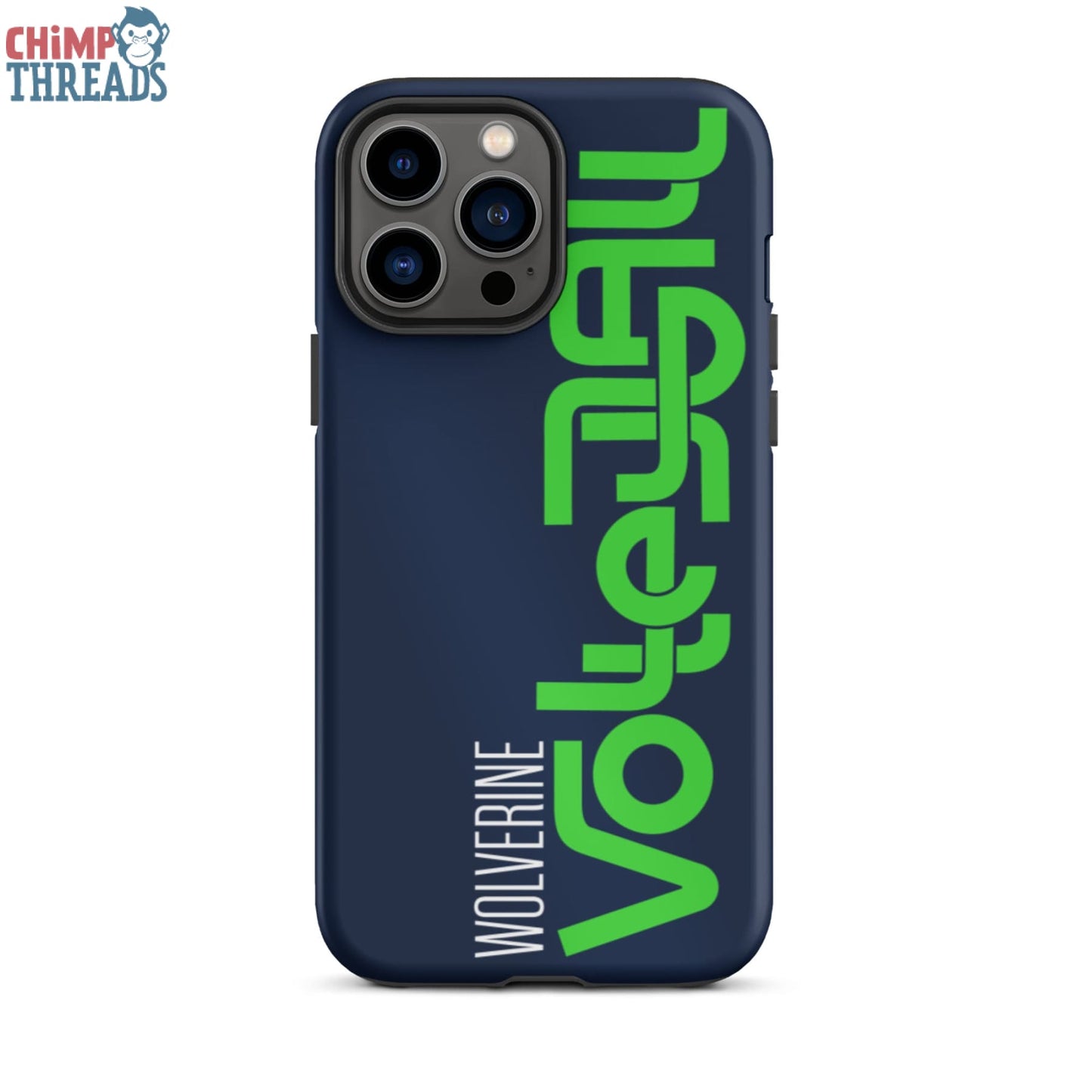 Wolverine Volleyball Tough iPhone Case - Mobile Phone Cases