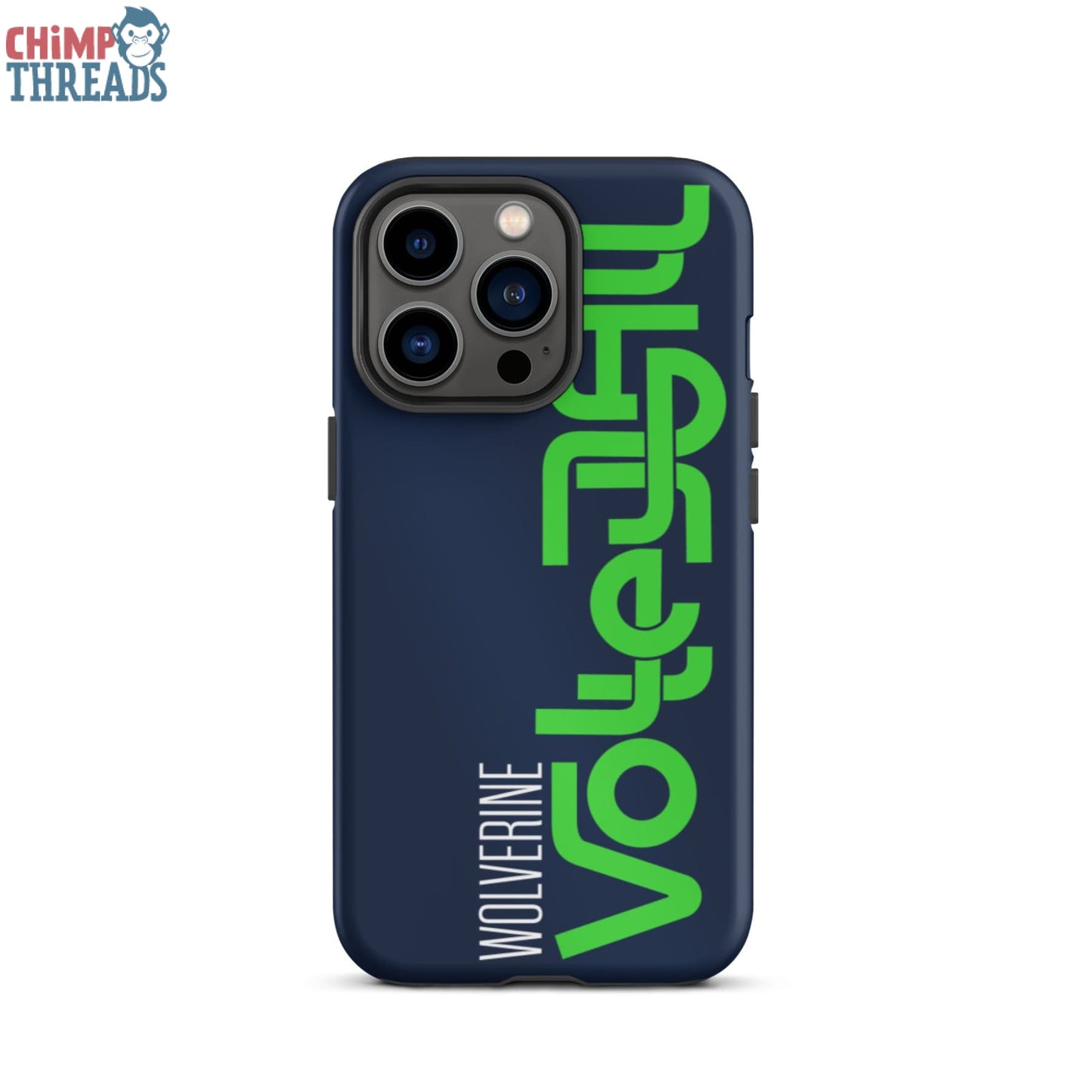 Wolverine Volleyball Tough iPhone Case - Mobile Phone Cases