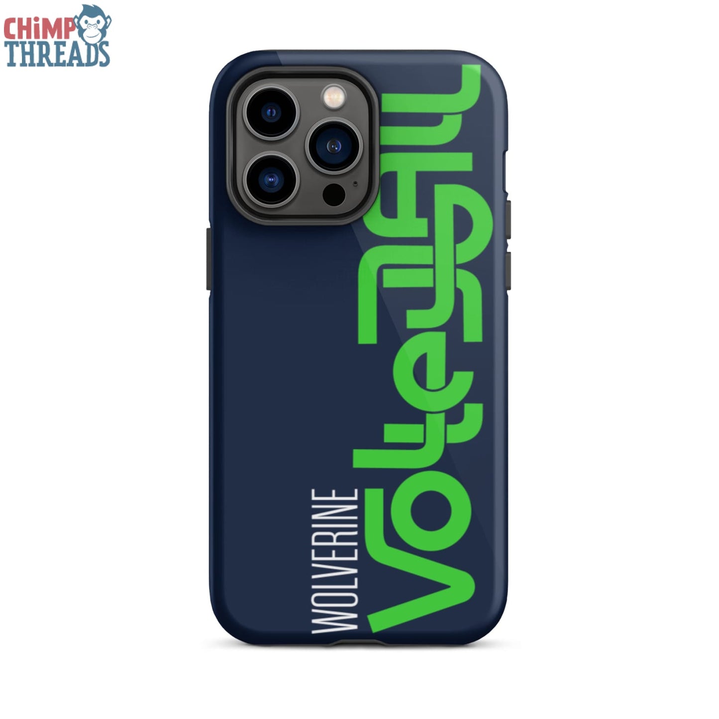 Wolverine Volleyball Tough iPhone Case - Mobile Phone Cases