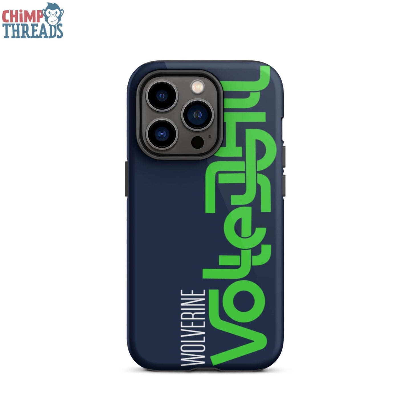 Wolverine Volleyball Tough iPhone Case - Mobile Phone Cases