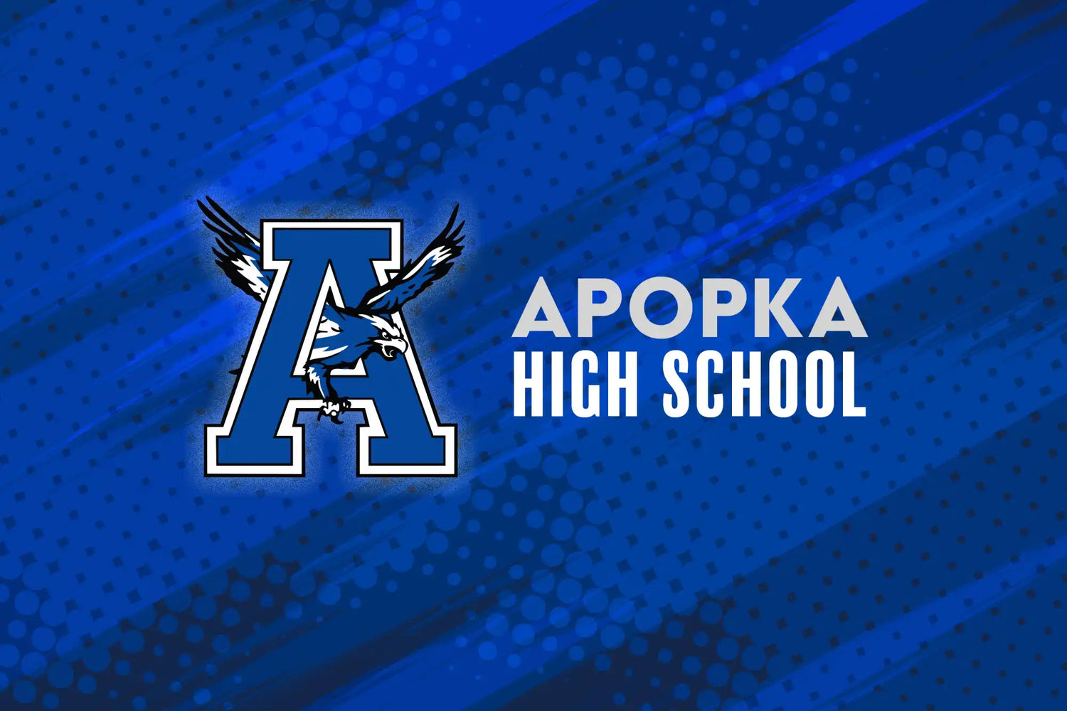 Apopka High School logo with an eagle and initial ’A’
