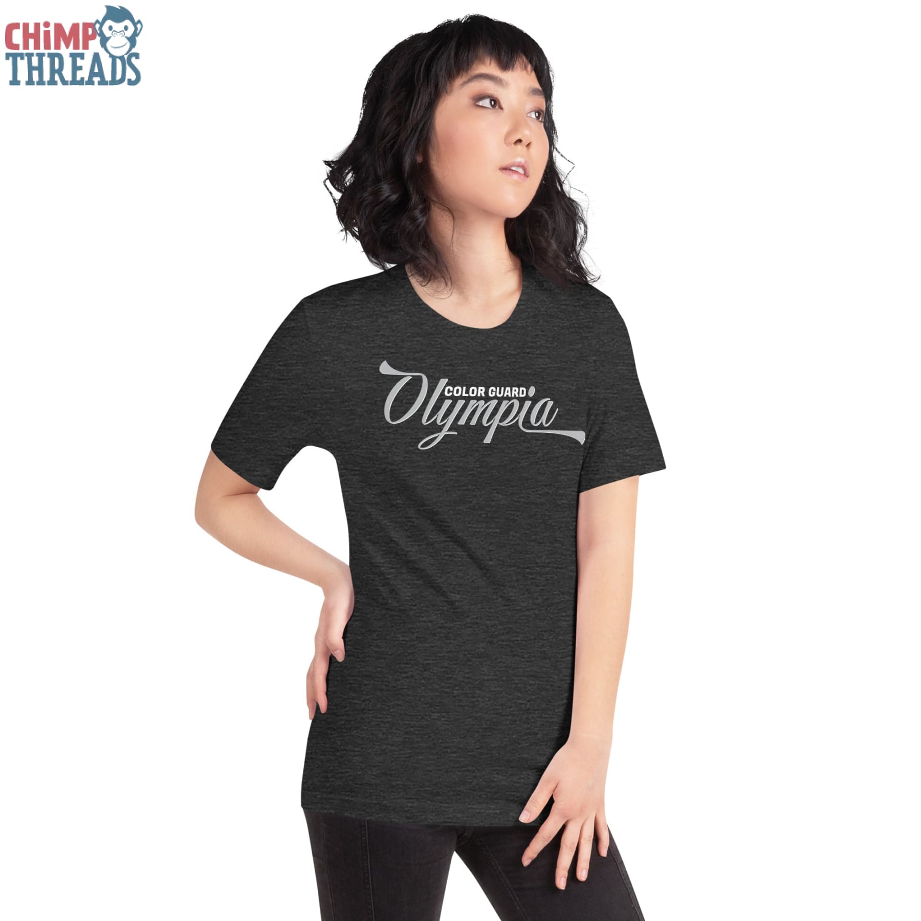 Olympia Color Guard Script T-shirt - color guard ✓ olympia