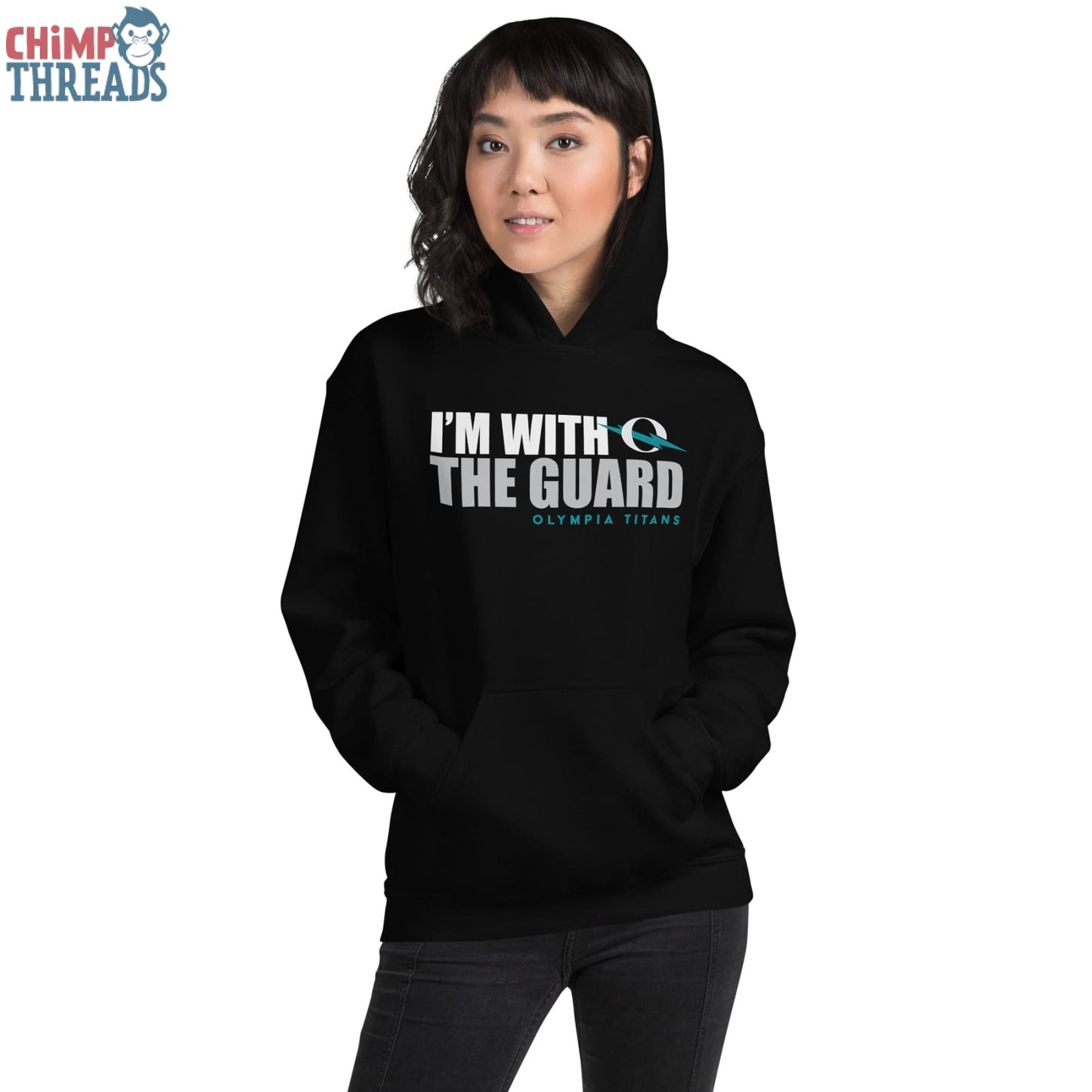 Olympia I’m With the Guard Hoodie - color guard ✓ olympia