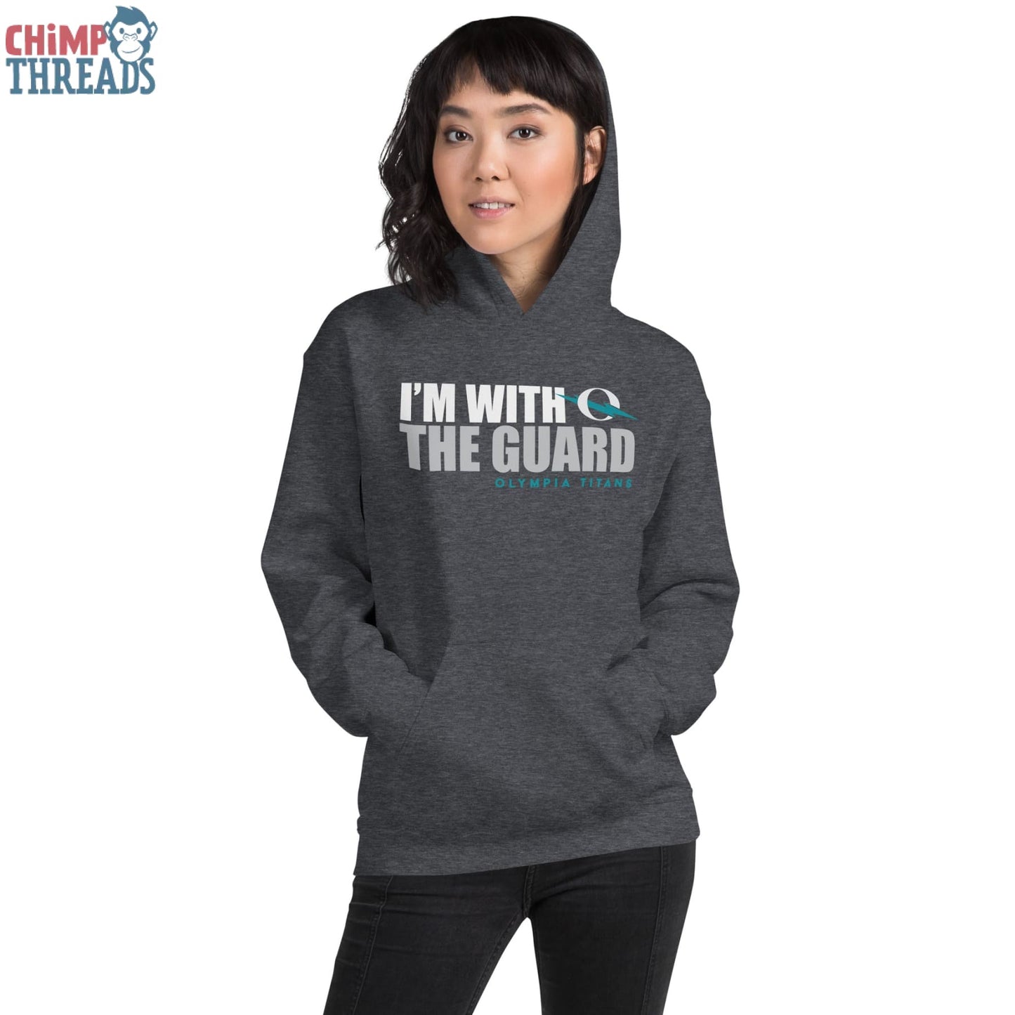 Olympia I’m With the Guard Hoodie - color guard ✓ olympia