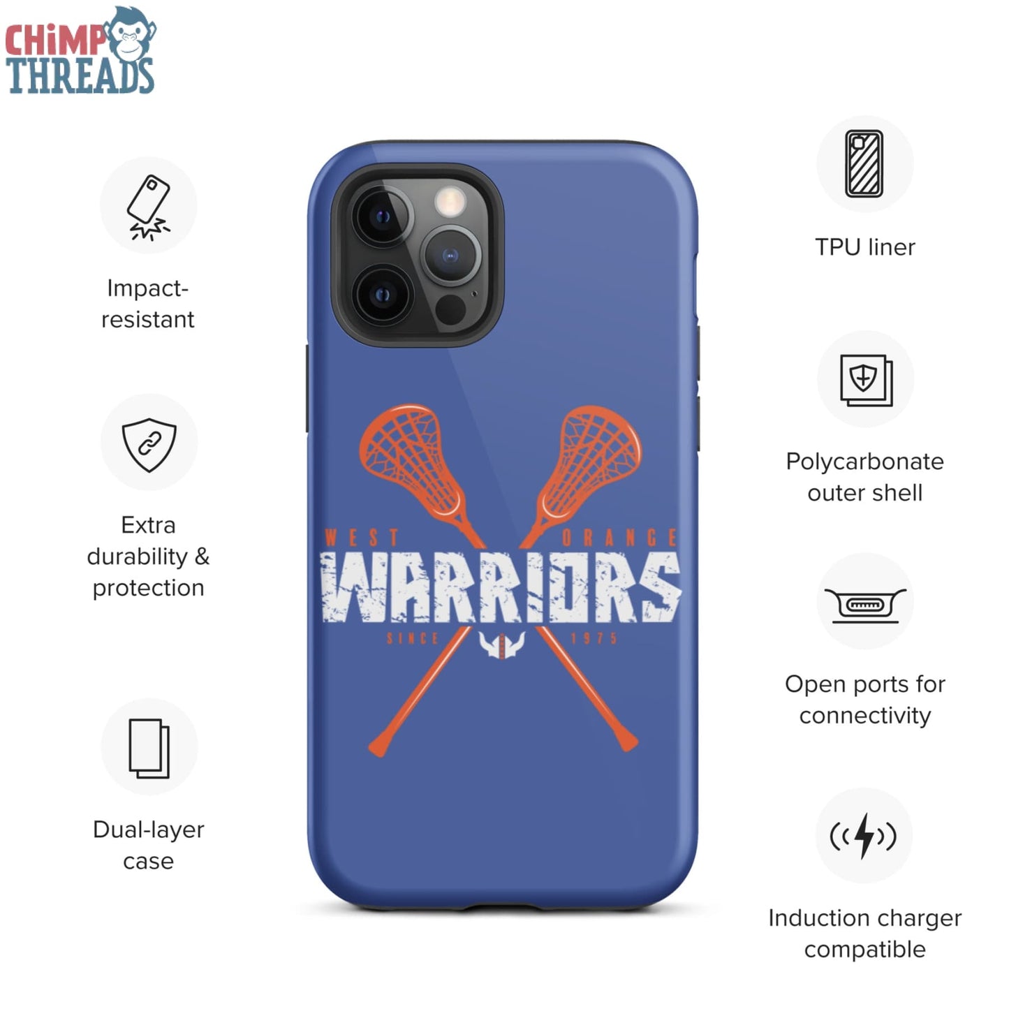 West Orange Lacrosse Tough iPhone case - lacrosse ✓ west