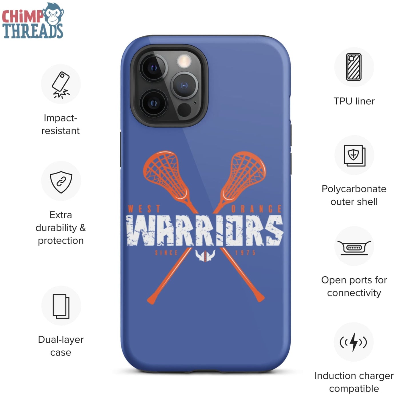 West Orange Lacrosse Tough iPhone case - lacrosse ✓ west