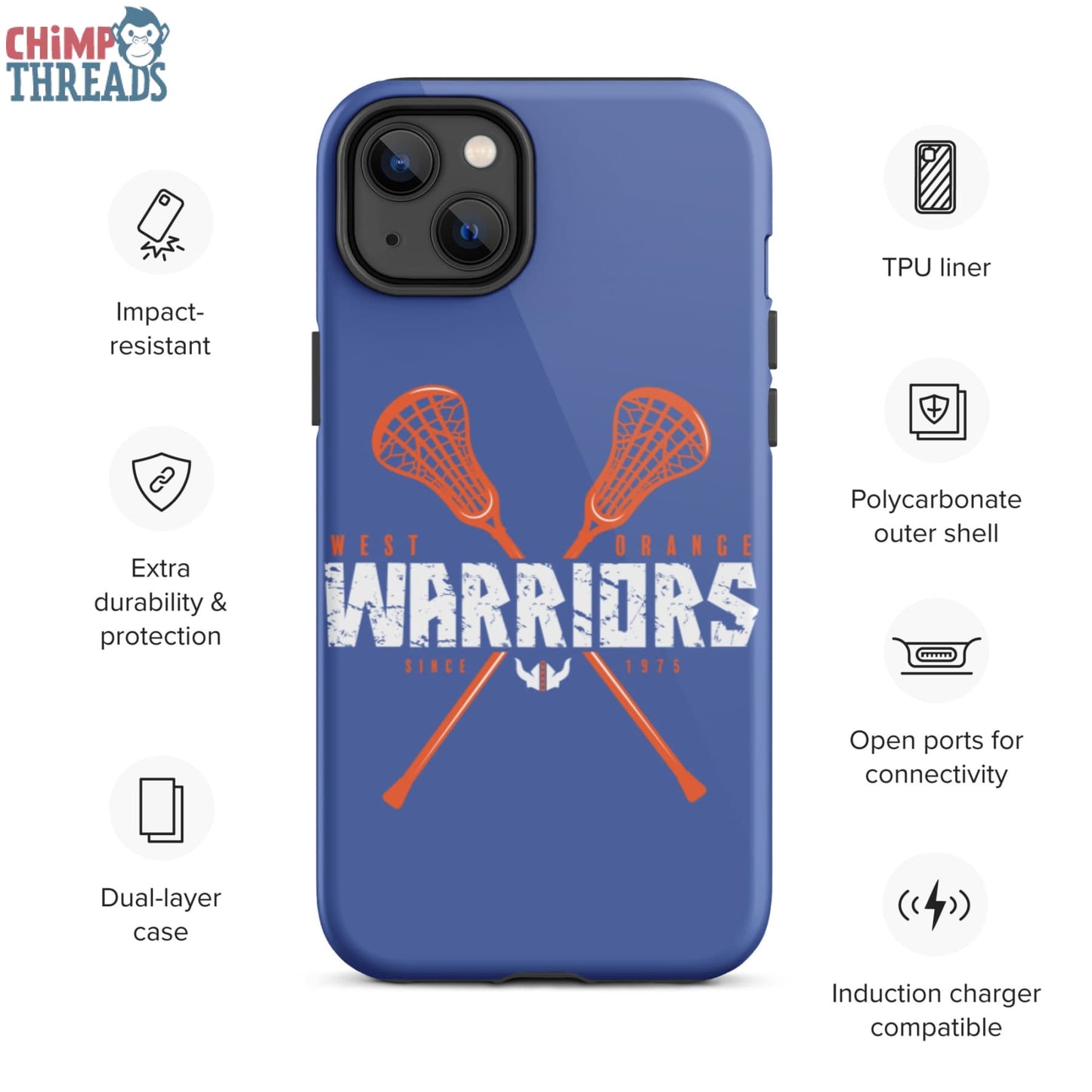 West Orange Lacrosse Tough iPhone case - lacrosse ✓ west