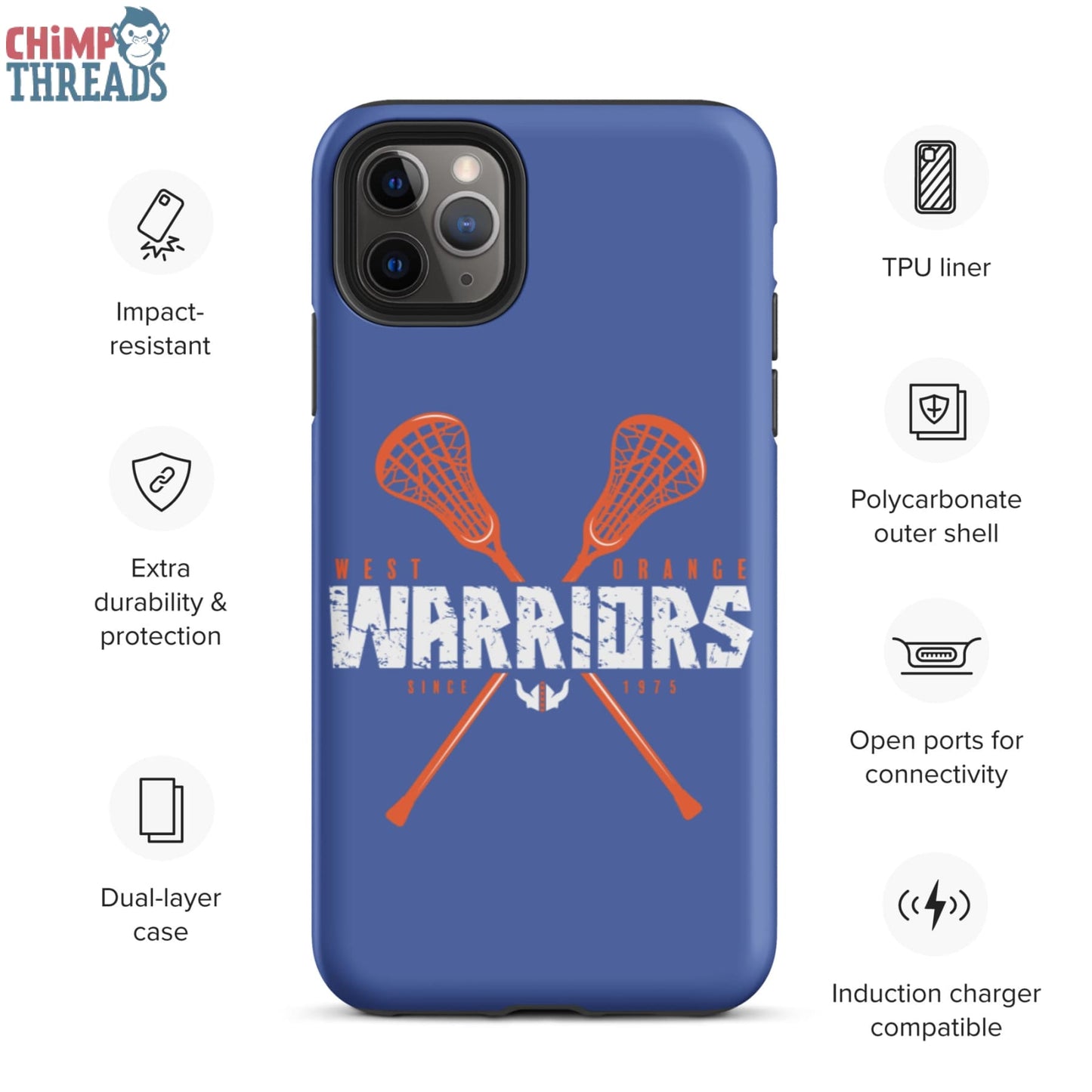 West Orange Lacrosse Tough iPhone case - lacrosse ✓ west