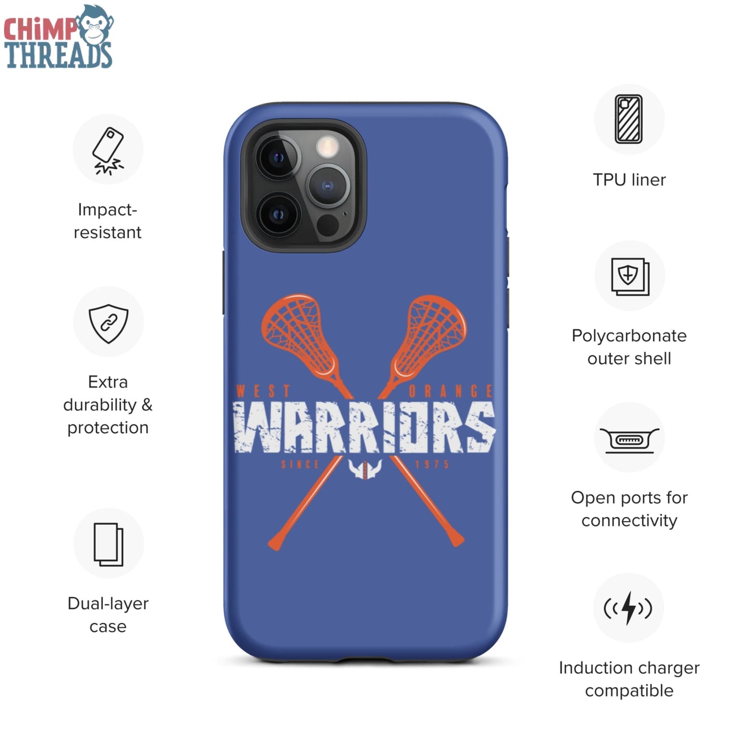 West Orange Lacrosse Tough iPhone case - lacrosse ✓ west