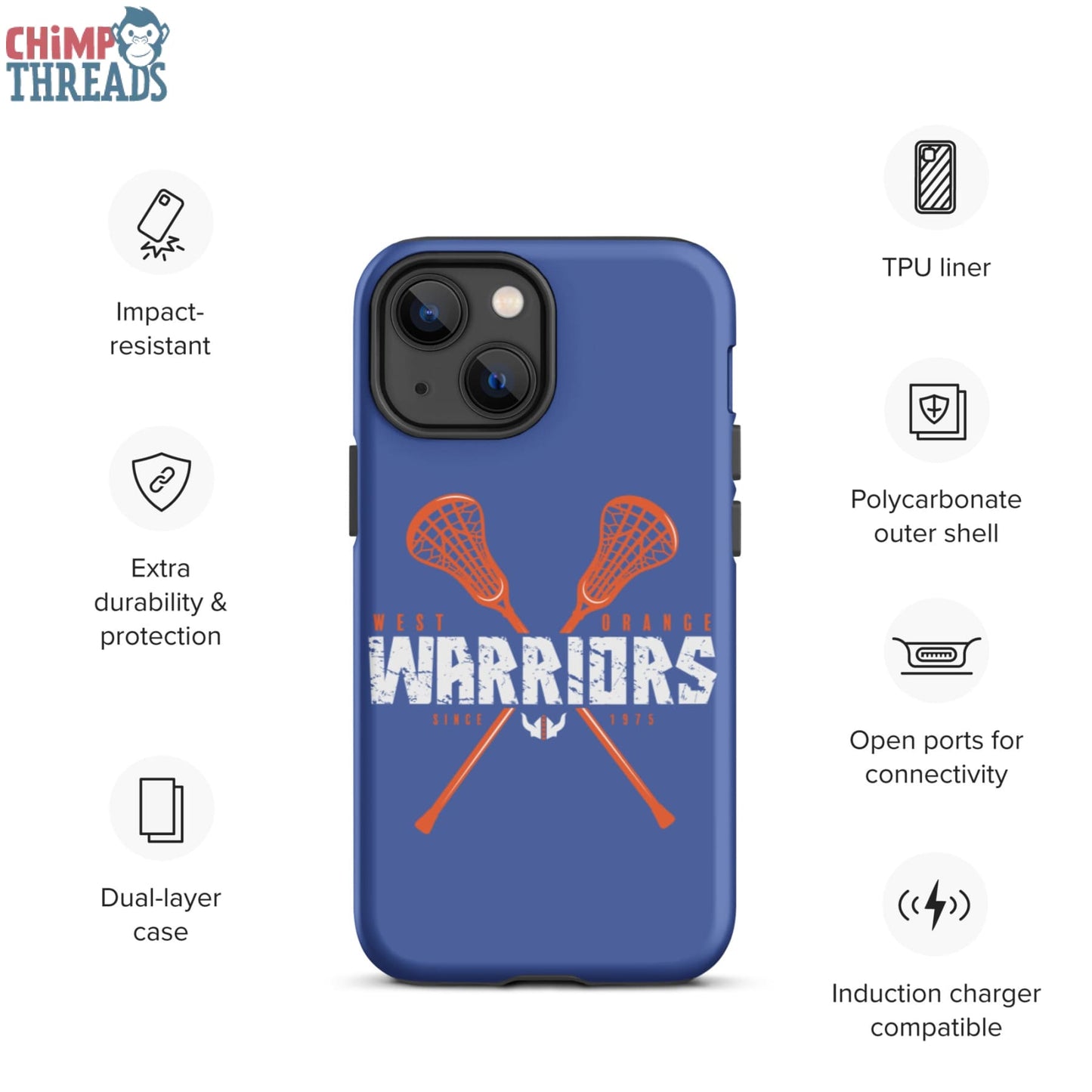 West Orange Lacrosse Tough iPhone case - lacrosse ✓ west