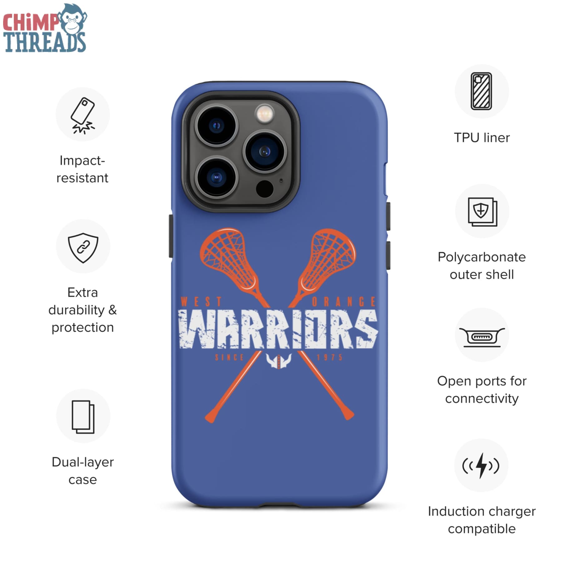 West Orange Lacrosse Tough iPhone case - lacrosse ✓ west