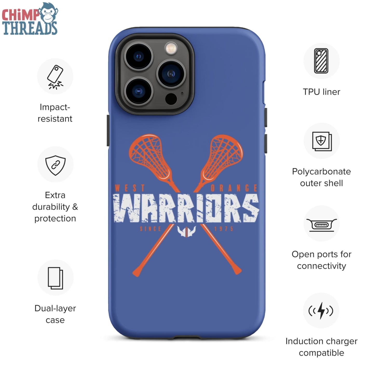 West Orange Lacrosse Tough iPhone case - lacrosse ✓ west