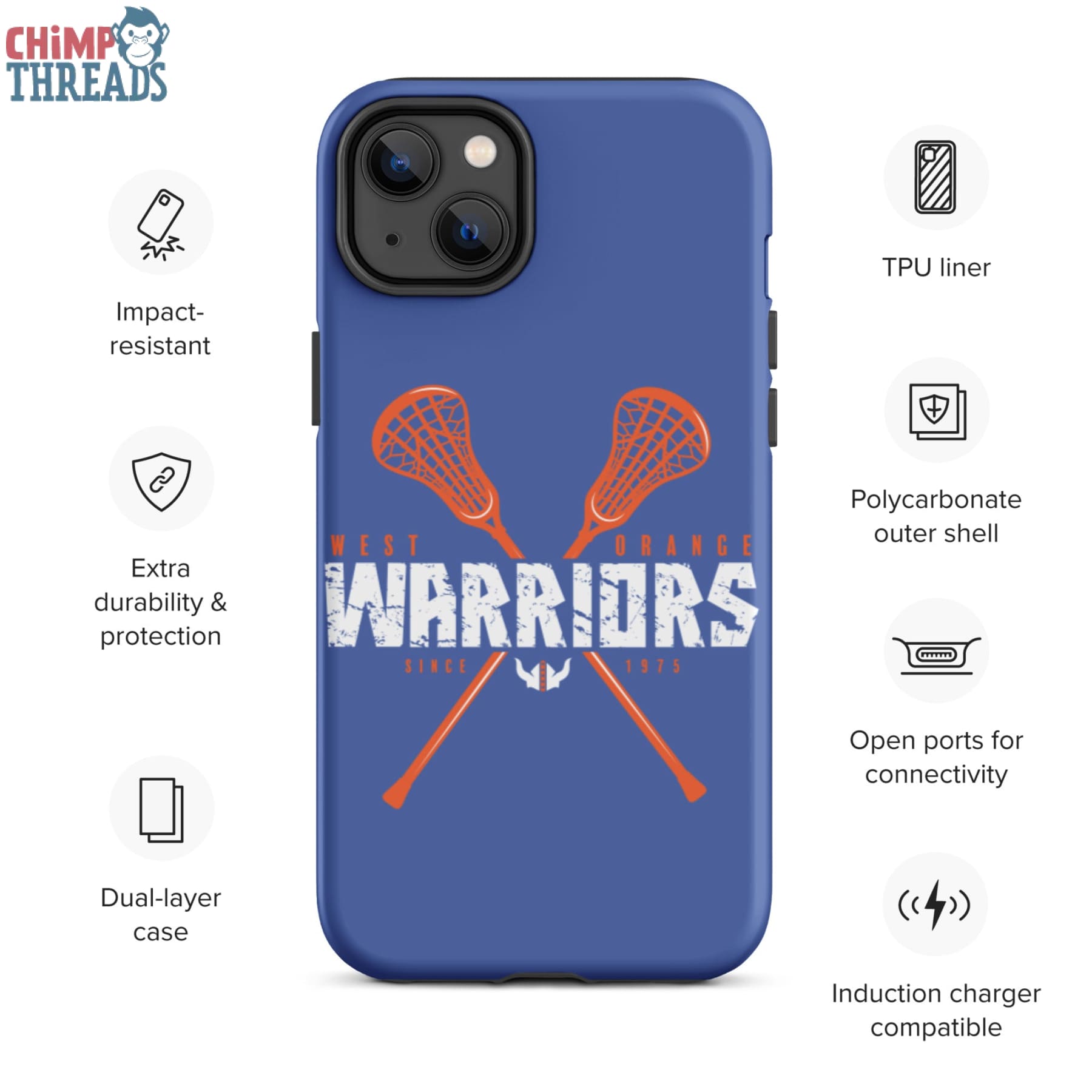 West Orange Lacrosse Tough iPhone case - lacrosse ✓ west