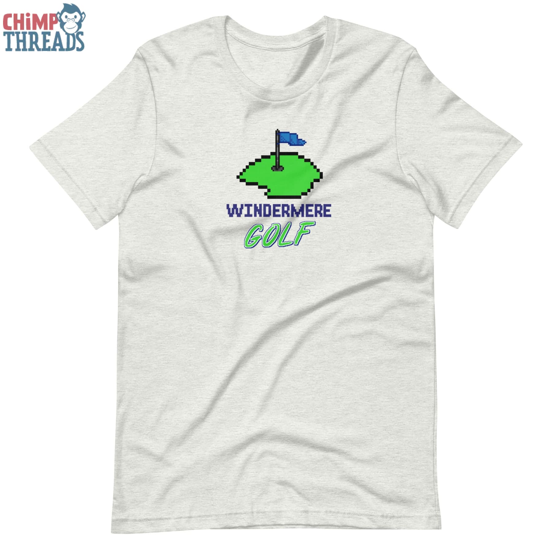 Windermere 8 bit Golf t-shirt - golf ✓ windermere ✓ ww 