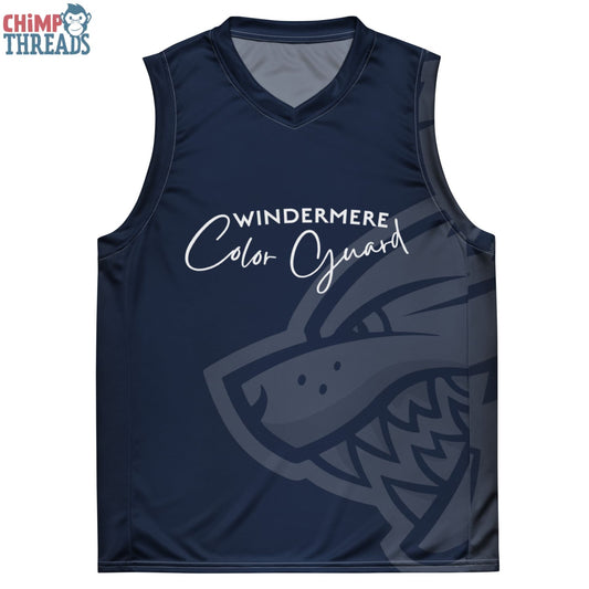 Windermere Color Guard Practice Navy Jersey - color guard