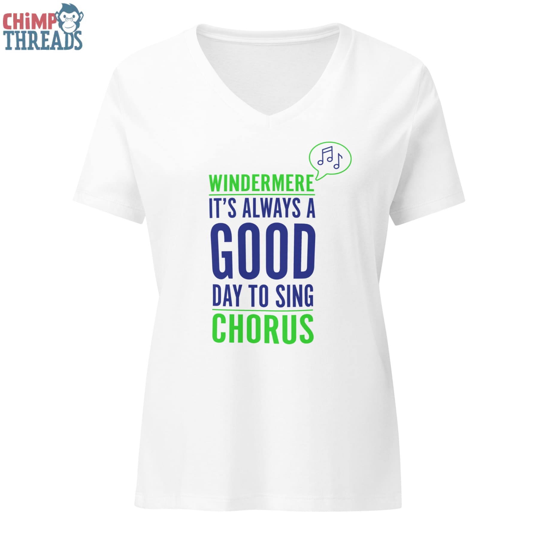 Windermere Good Day to Sing Women’s V-neck T-shirt