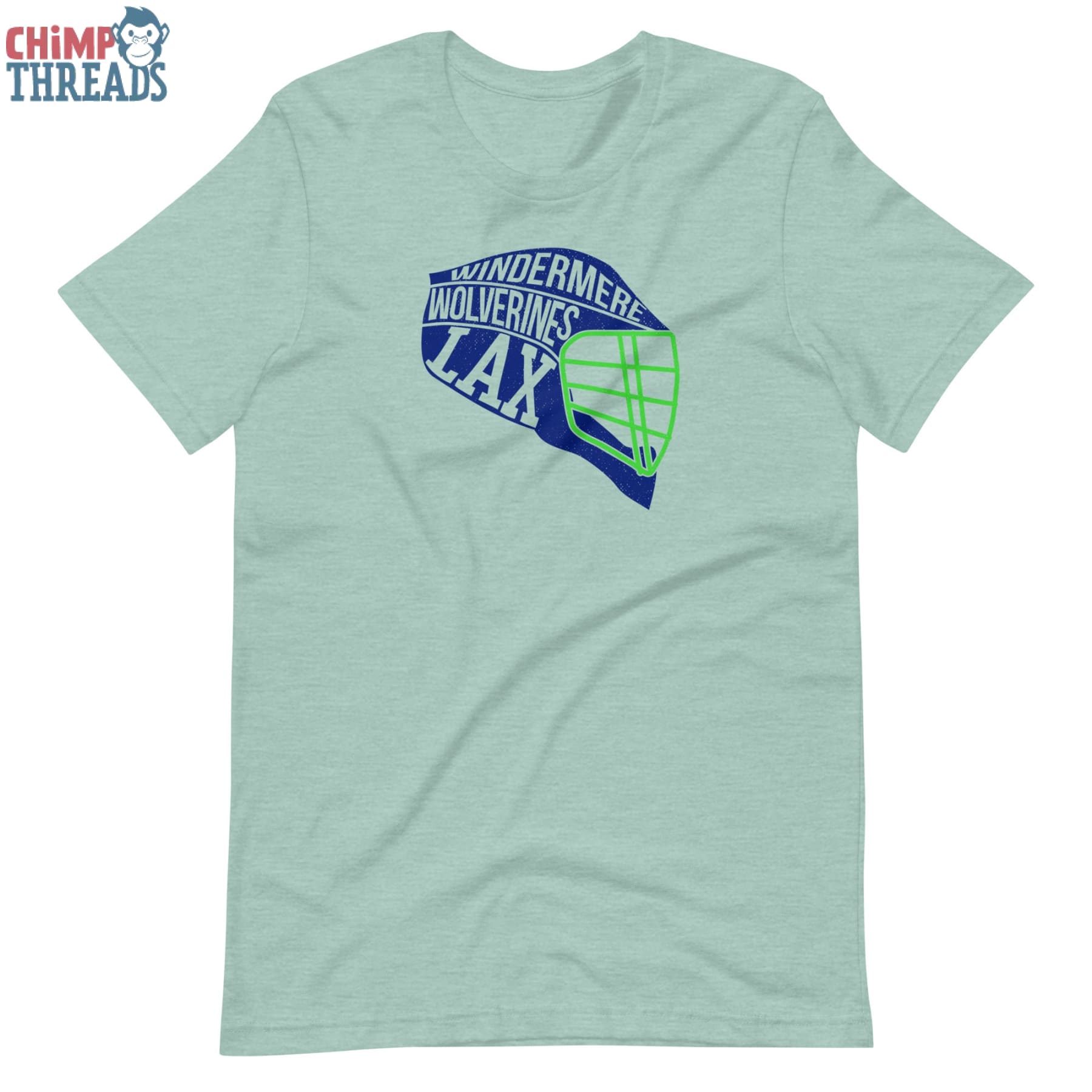 Windermere LAX Helmet blue t-shirt - lacrosse ✓ windermere ✓