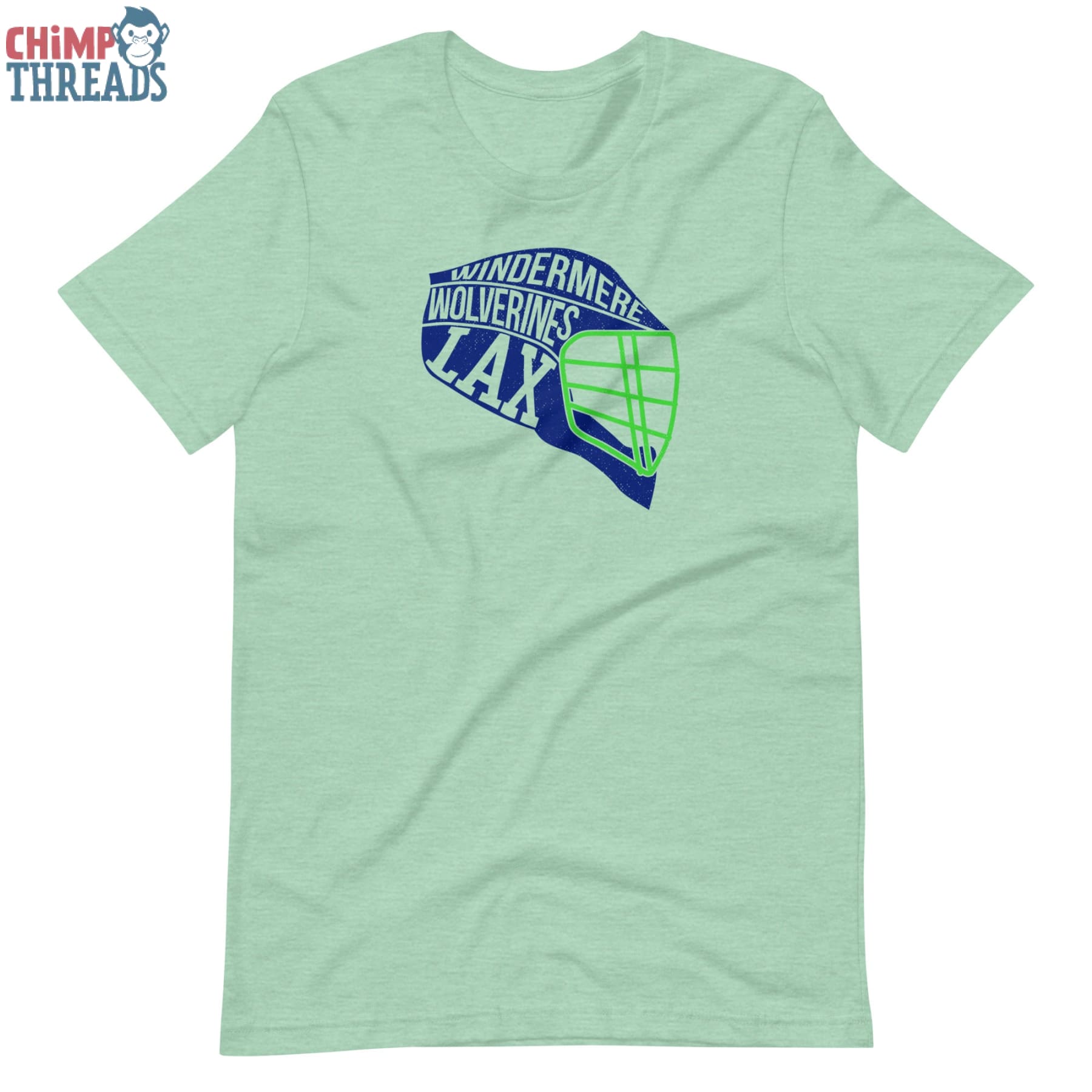 Windermere LAX Helmet blue t-shirt - lacrosse ✓ windermere ✓