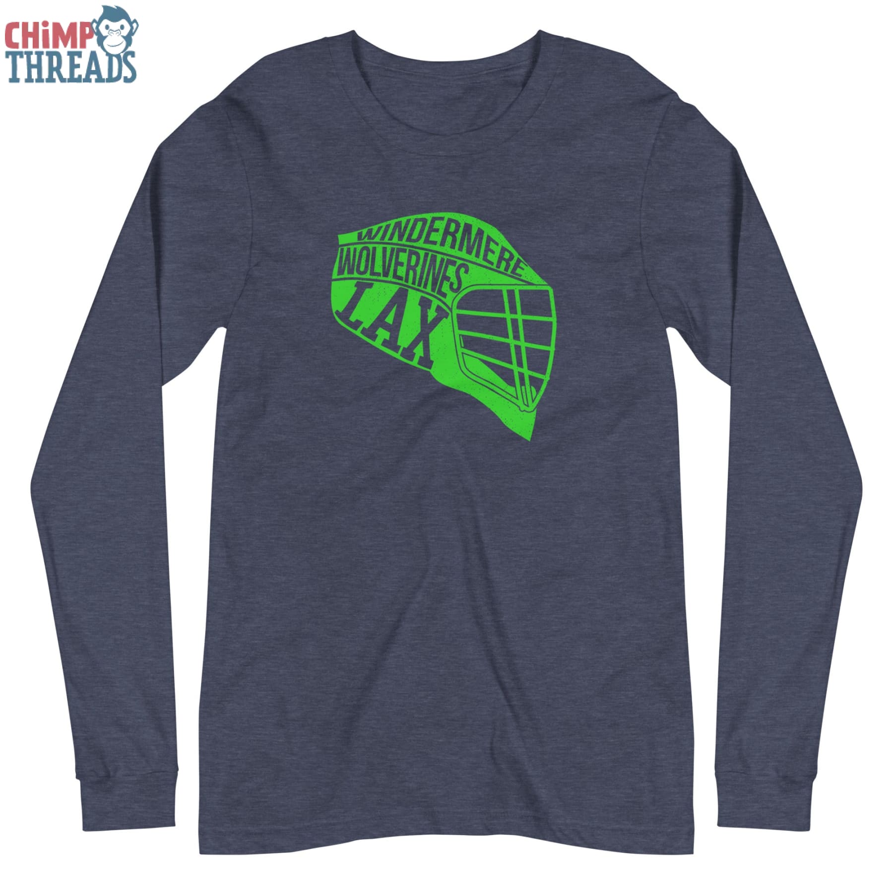 Windermere LAX Helmet Long Sleeve Tee - lacrosse ✓ 