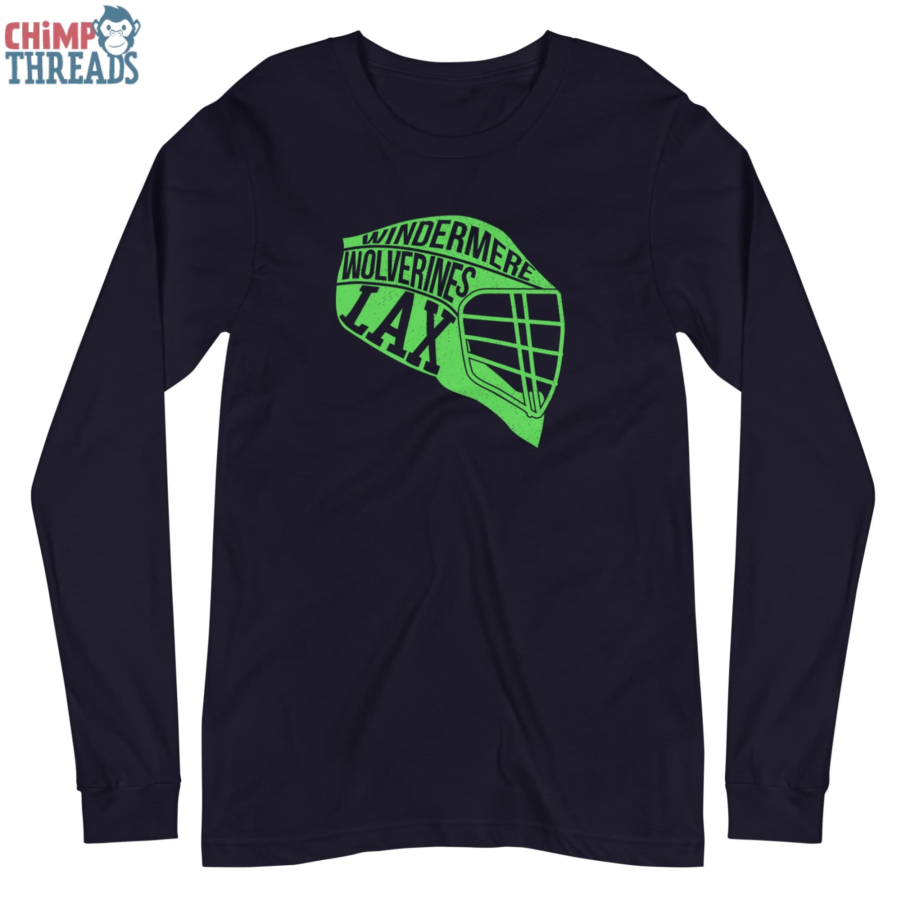 Windermere LAX Helmet Long Sleeve Tee - lacrosse ✓ 