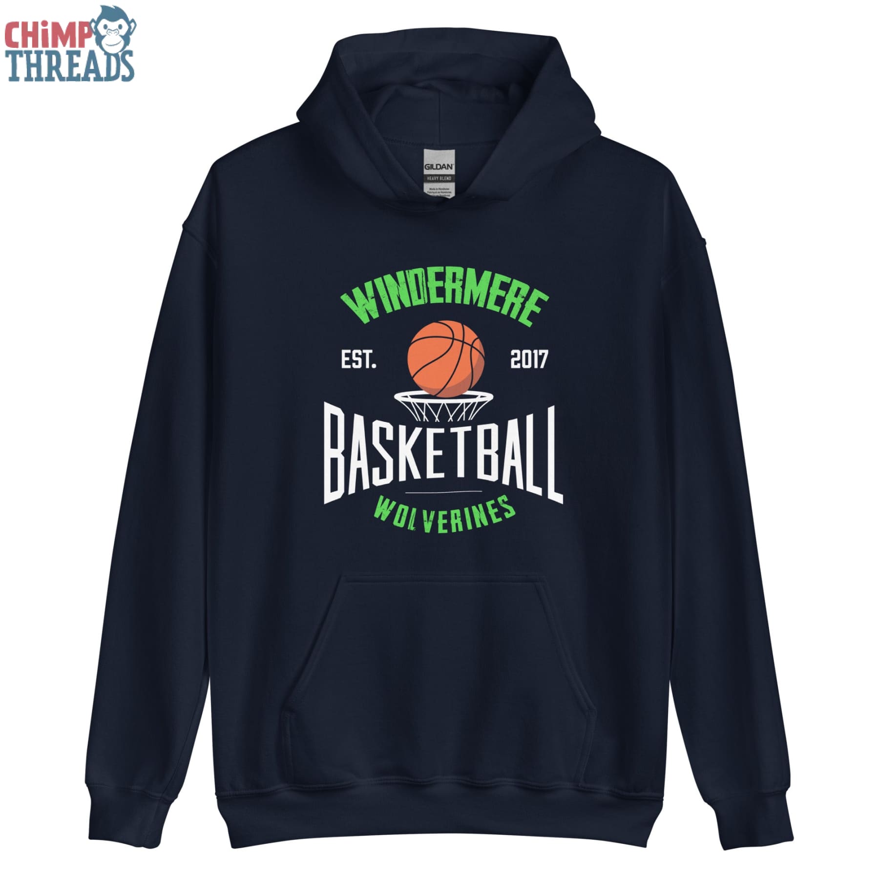 Windermere Wolverines Basketball Hoodie - basketball ✓ ww