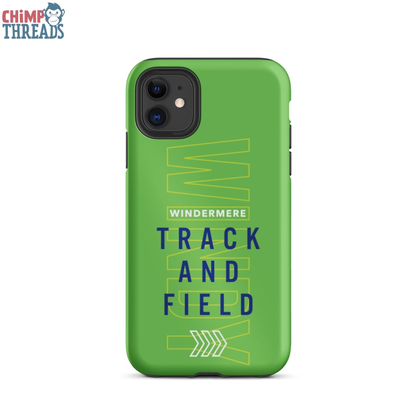 Windy Track & Field Green Tough iPhone case - track