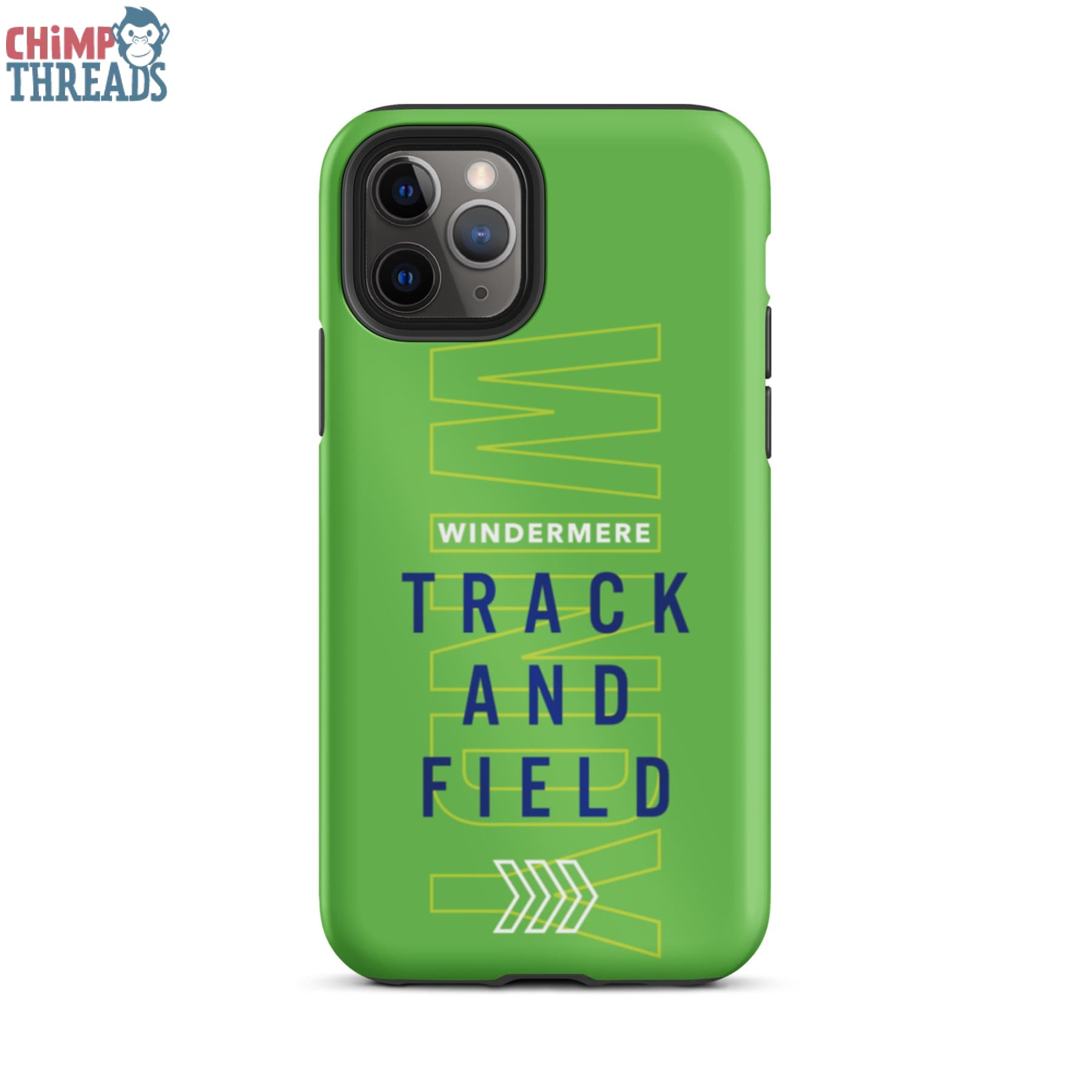 Windy Track & Field Green Tough iPhone case - track