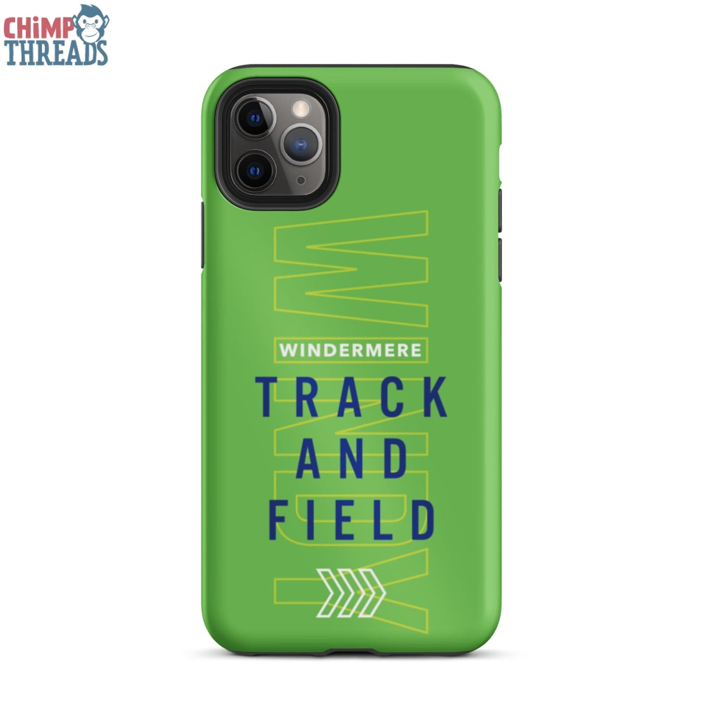 Windy Track & Field Green Tough iPhone case - track