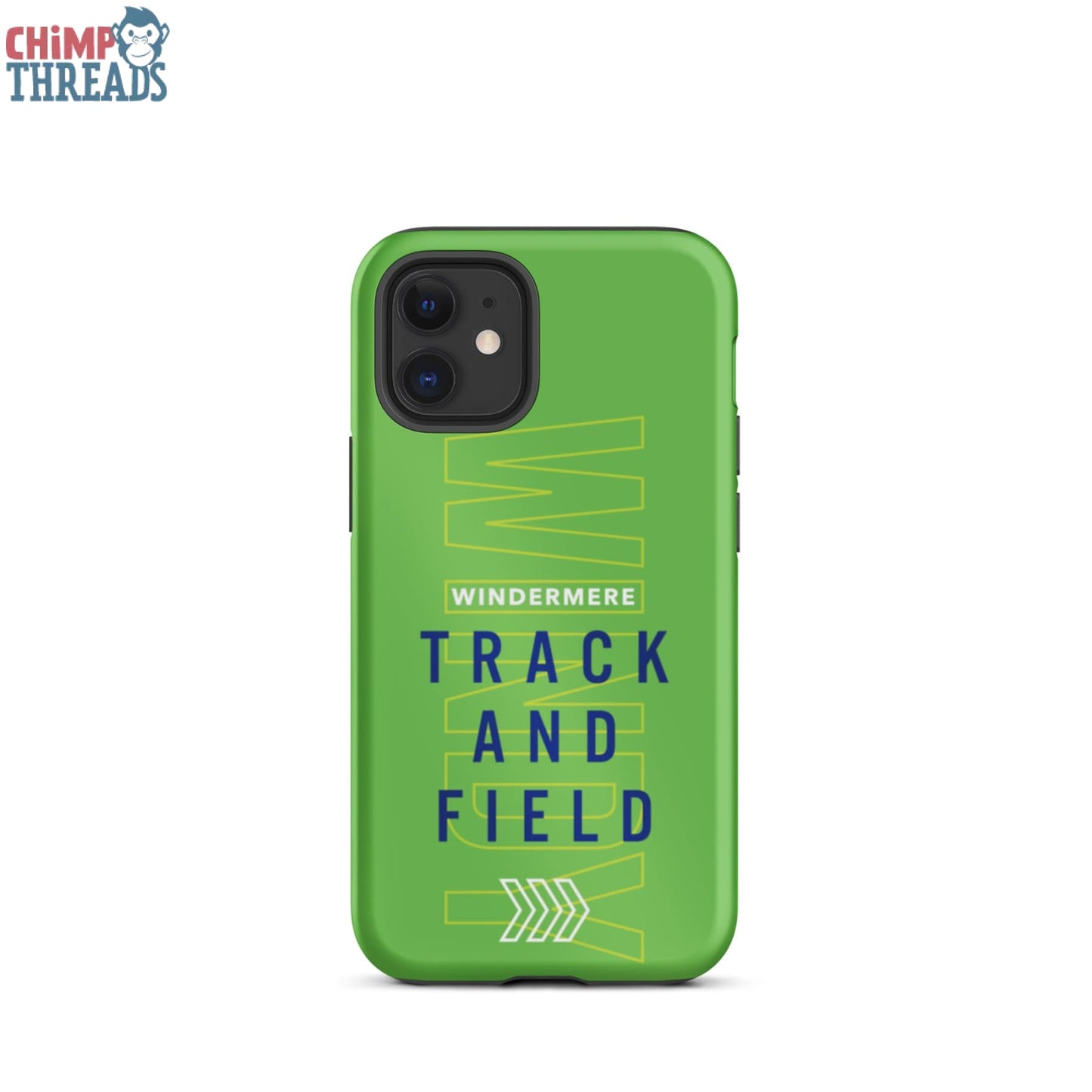 Windy Track & Field Green Tough iPhone case - track