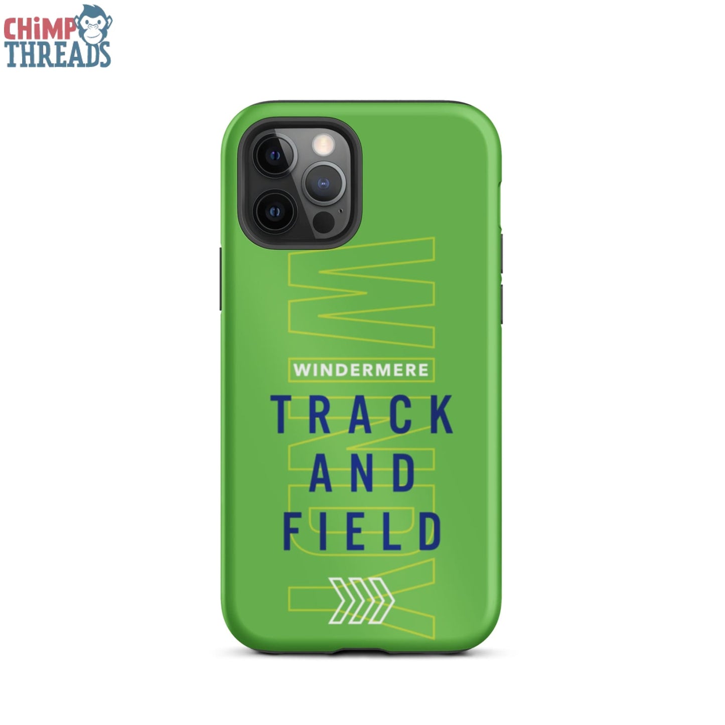 Windy Track & Field Green Tough iPhone case - track