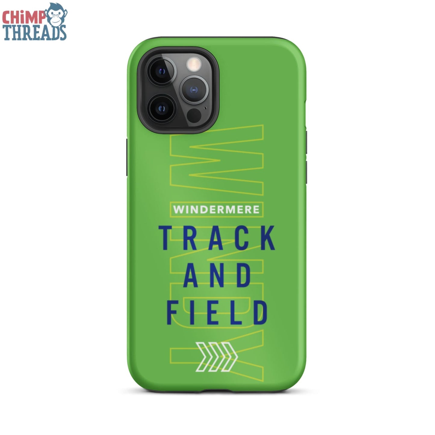 Windy Track & Field Green Tough iPhone case - track