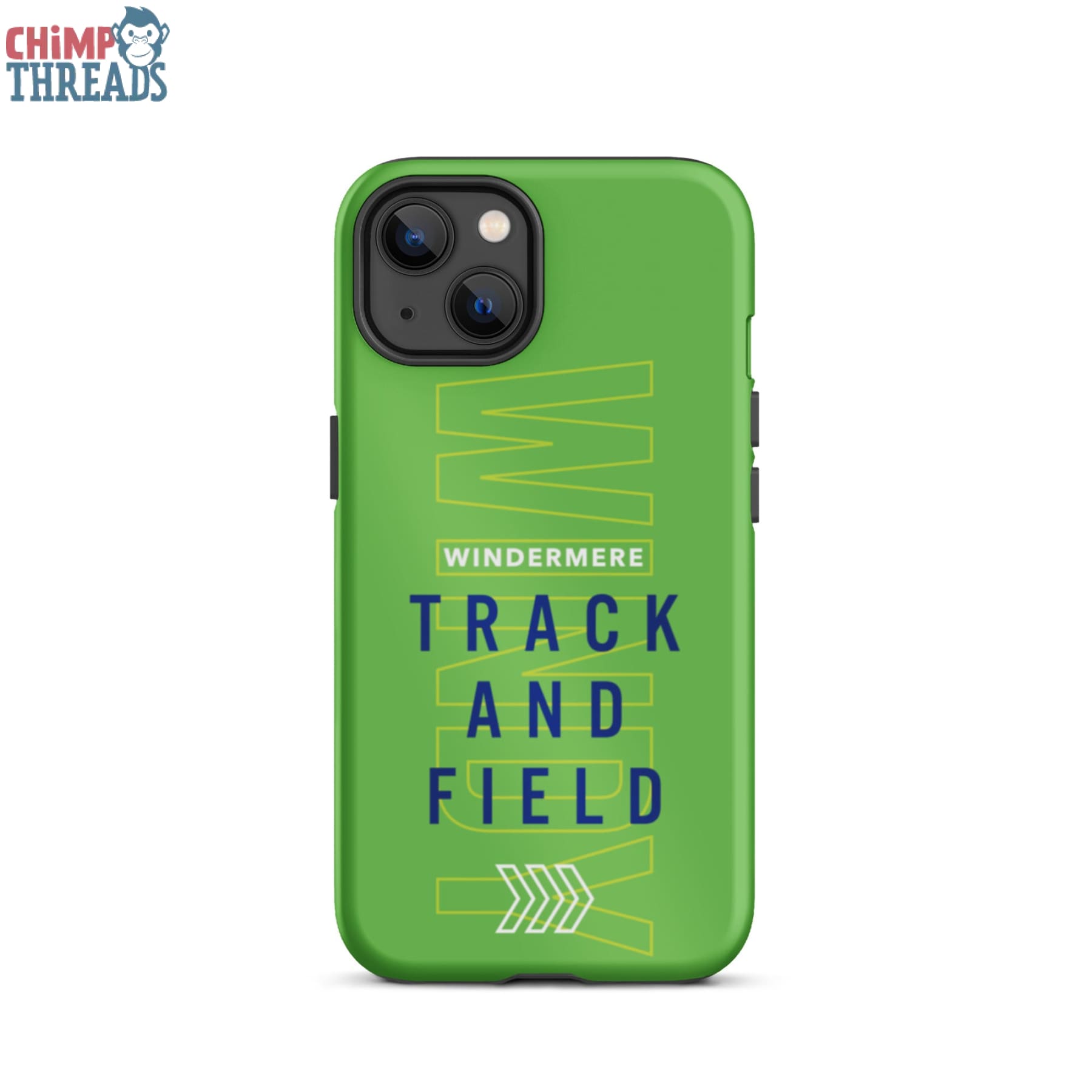 Windy Track & Field Green Tough iPhone case - track