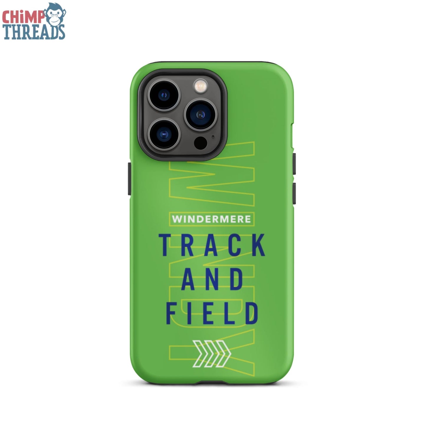 Windy Track & Field Green Tough iPhone case - track