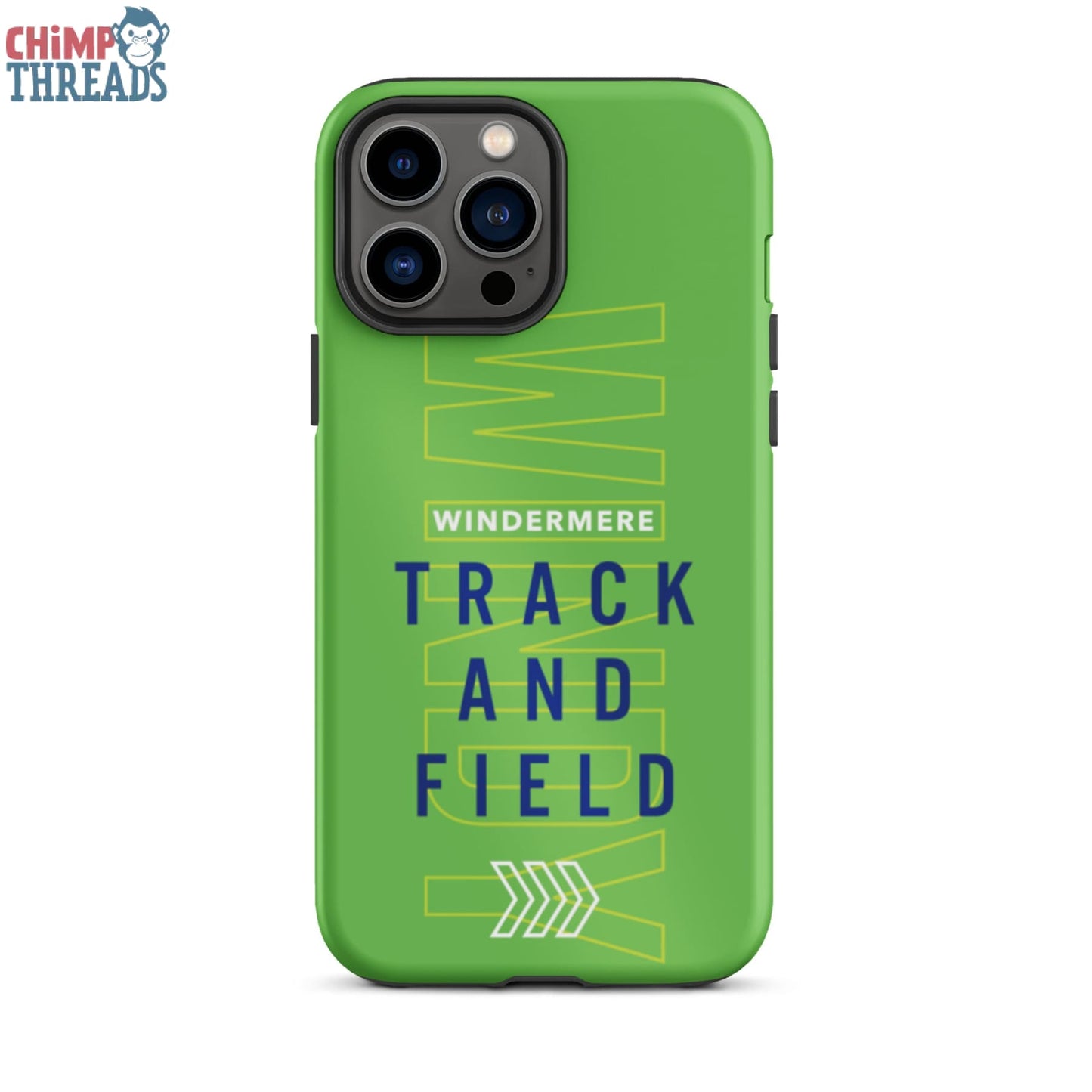 Windy Track & Field Green Tough iPhone case - track