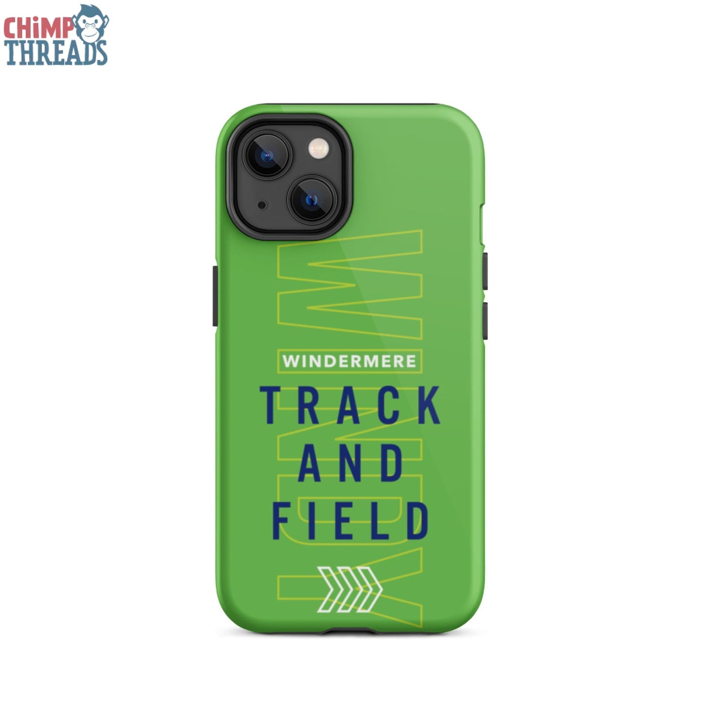 Windy Track & Field Green Tough iPhone case - track