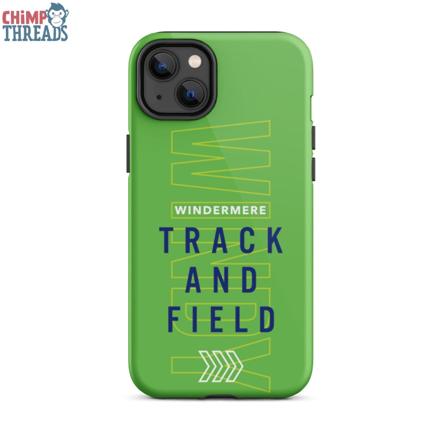 Windy Track & Field Green Tough iPhone case - track