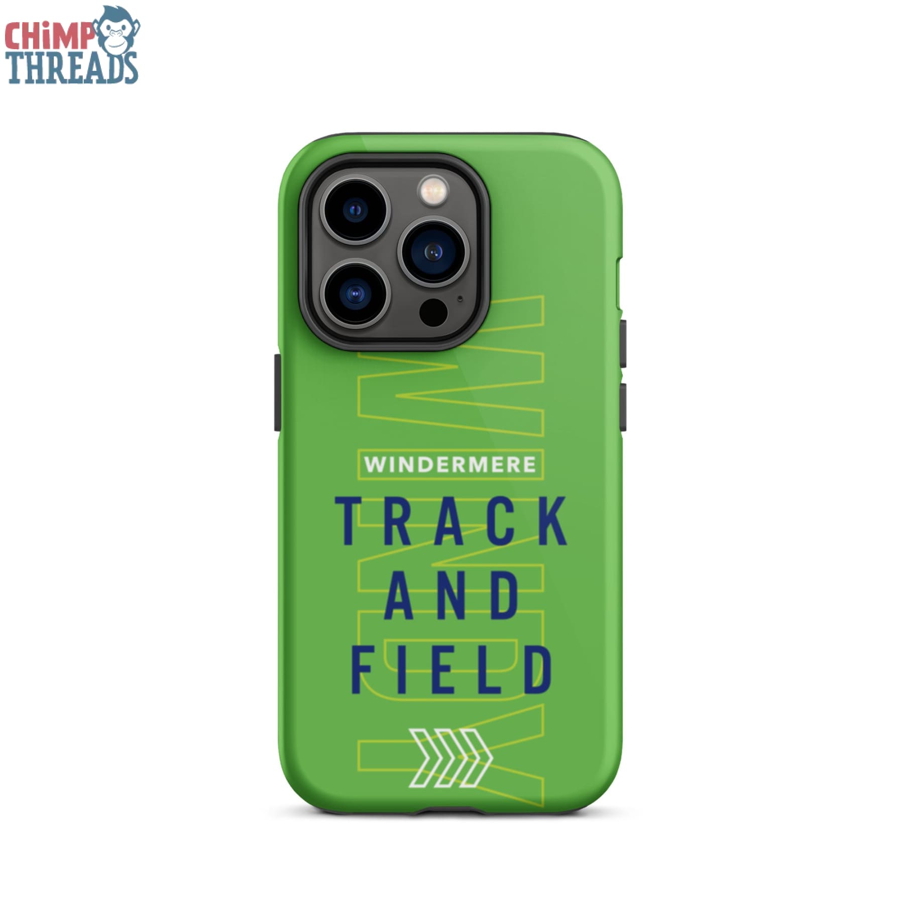 Windy Track & Field Green Tough iPhone case - track